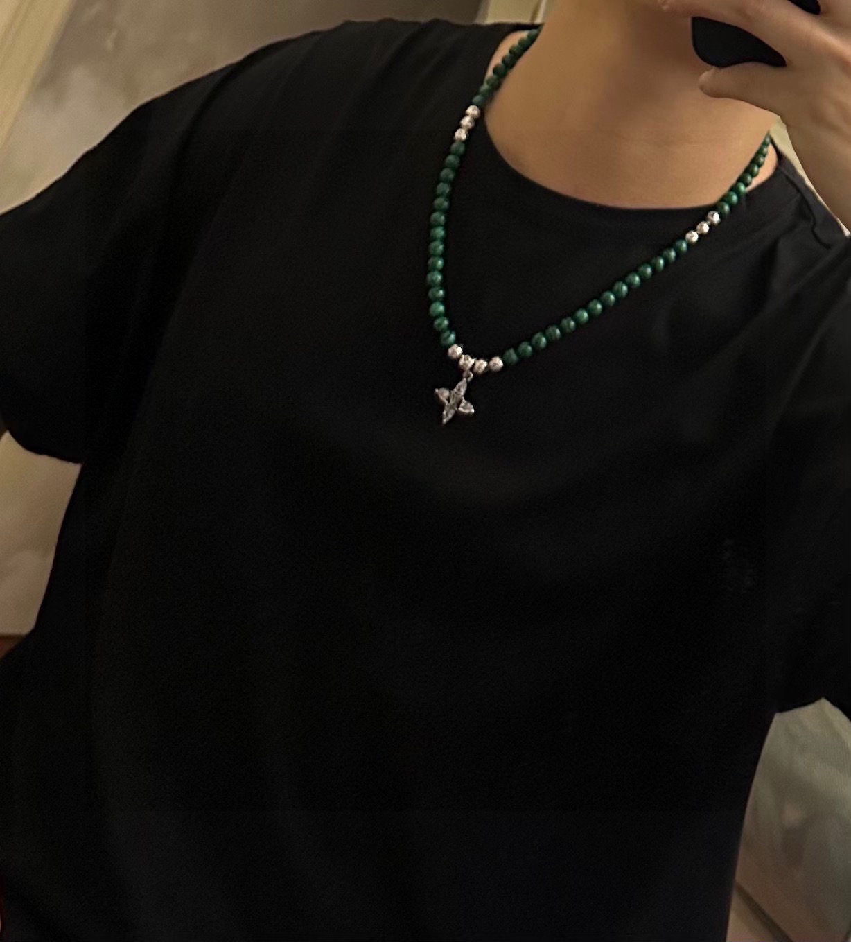 路易威登 Louis Vuitton 传世高定珠宝耳环项链戒指首饰 #6097AECF 3