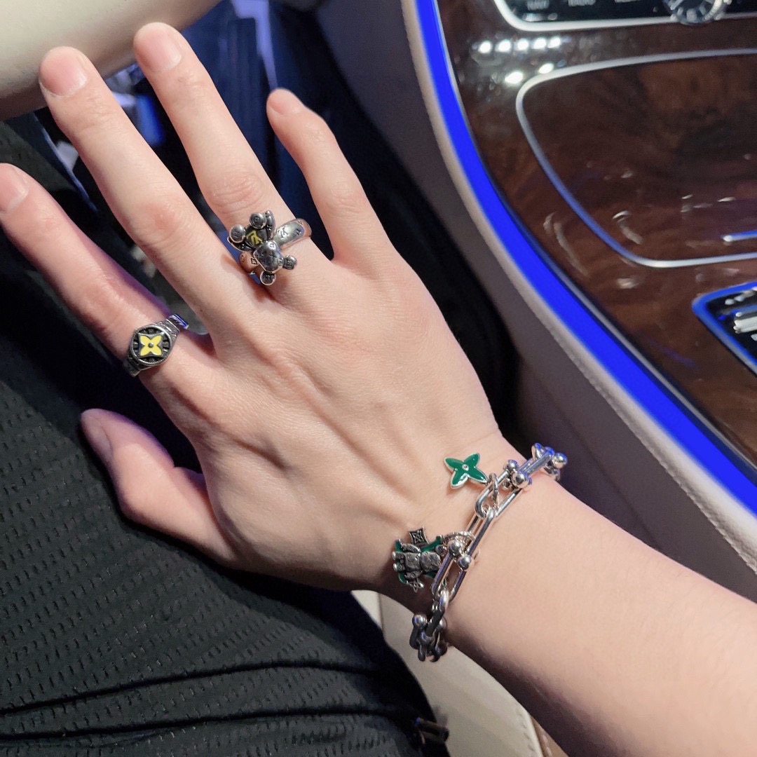 路易威登 Louis Vuitton 传世高定珠宝耳环项链戒指首饰 #CEDCB234 4