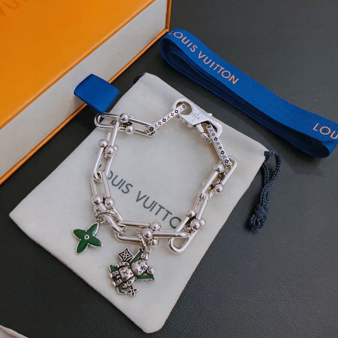路易威登 Louis Vuitton 传世高定珠宝耳环项链戒指首饰 #CEDCB234 5