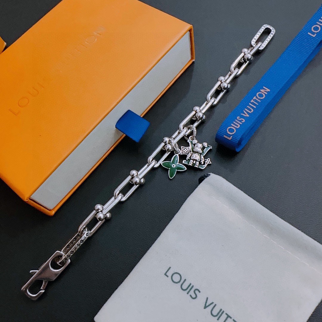 路易威登 Louis Vuitton 传世高定珠宝耳环项链戒指首饰 #CEDCB234 8