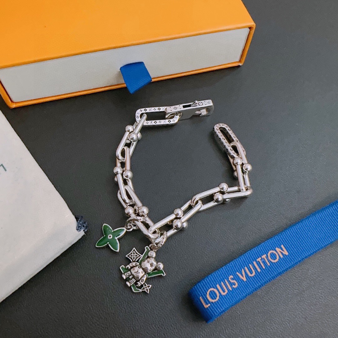 路易威登 Louis Vuitton 传世高定珠宝耳环项链戒指首饰 #CEDCB234 3