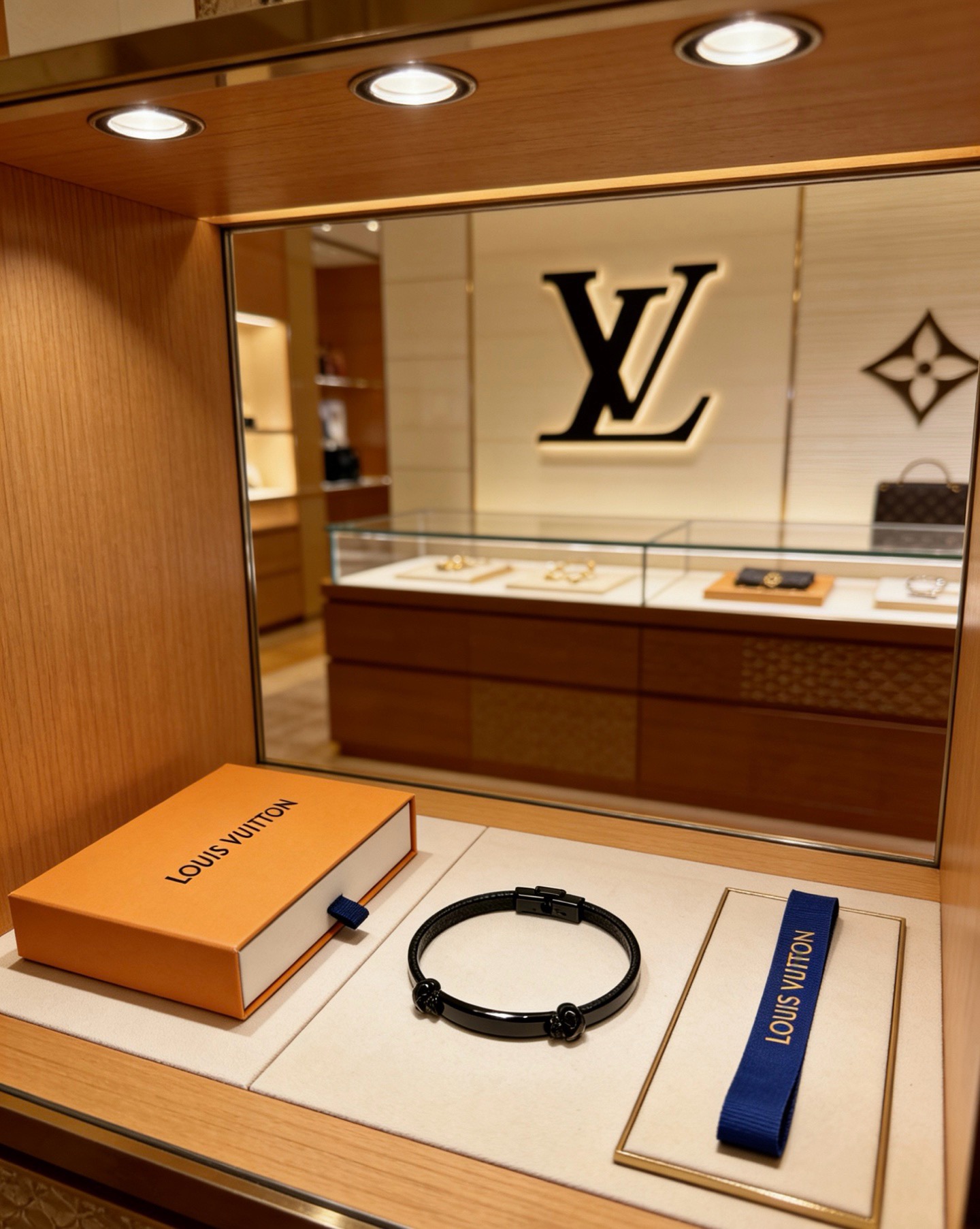 高品质LV路易威登牛皮手绳手链🇷🇼原单货🇷🇼专柜新款开模复古潮流时尚必备 男女均可佩戴 情侣款同款 摇滚朋克泰银风格 复