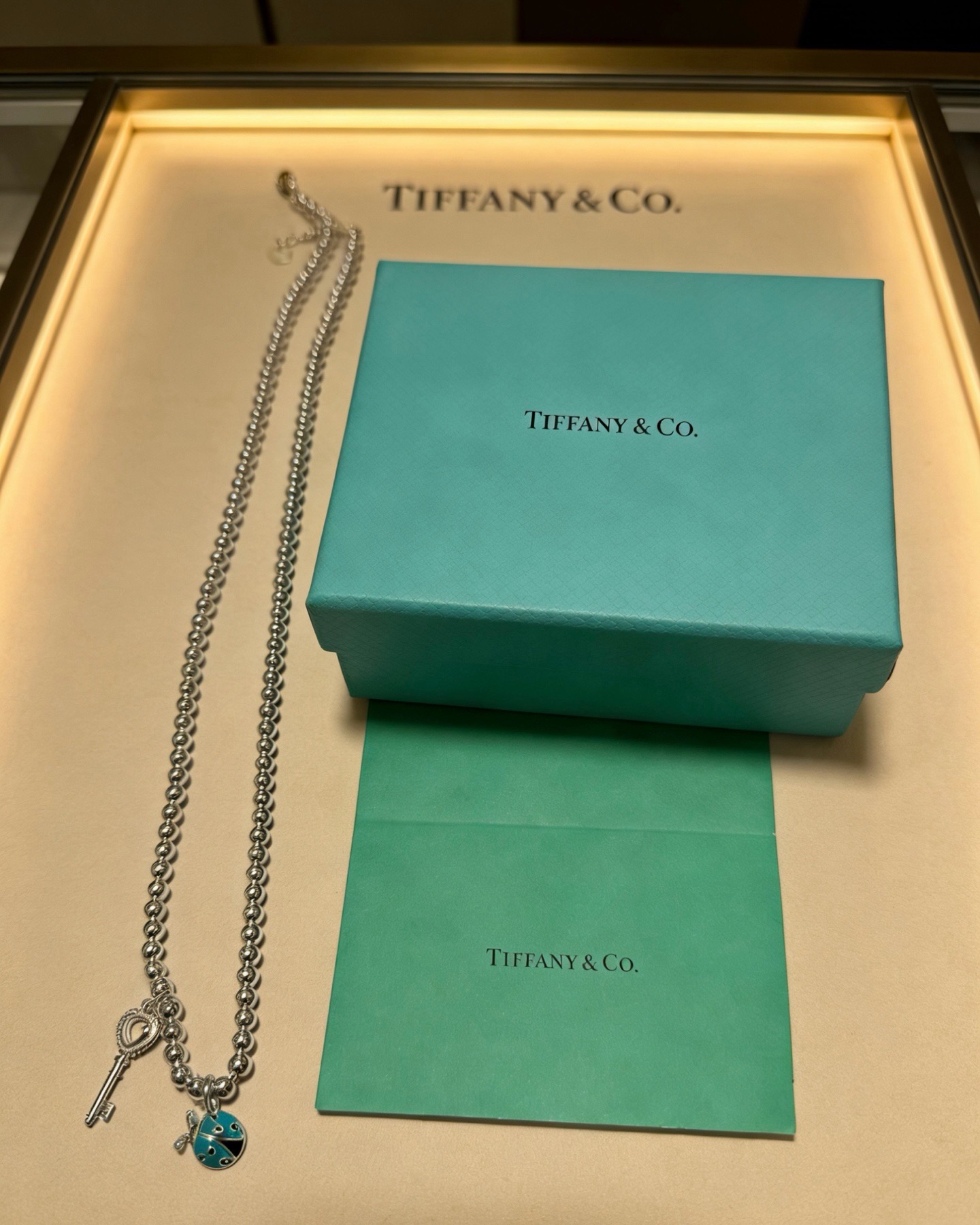 蒂芙尼项链🩵 TIFFNY&CO. 专柜精工银版本   明星同款 复古做旧风 原版复刻 纯手工打造 ～正品开模💝潮流时尚