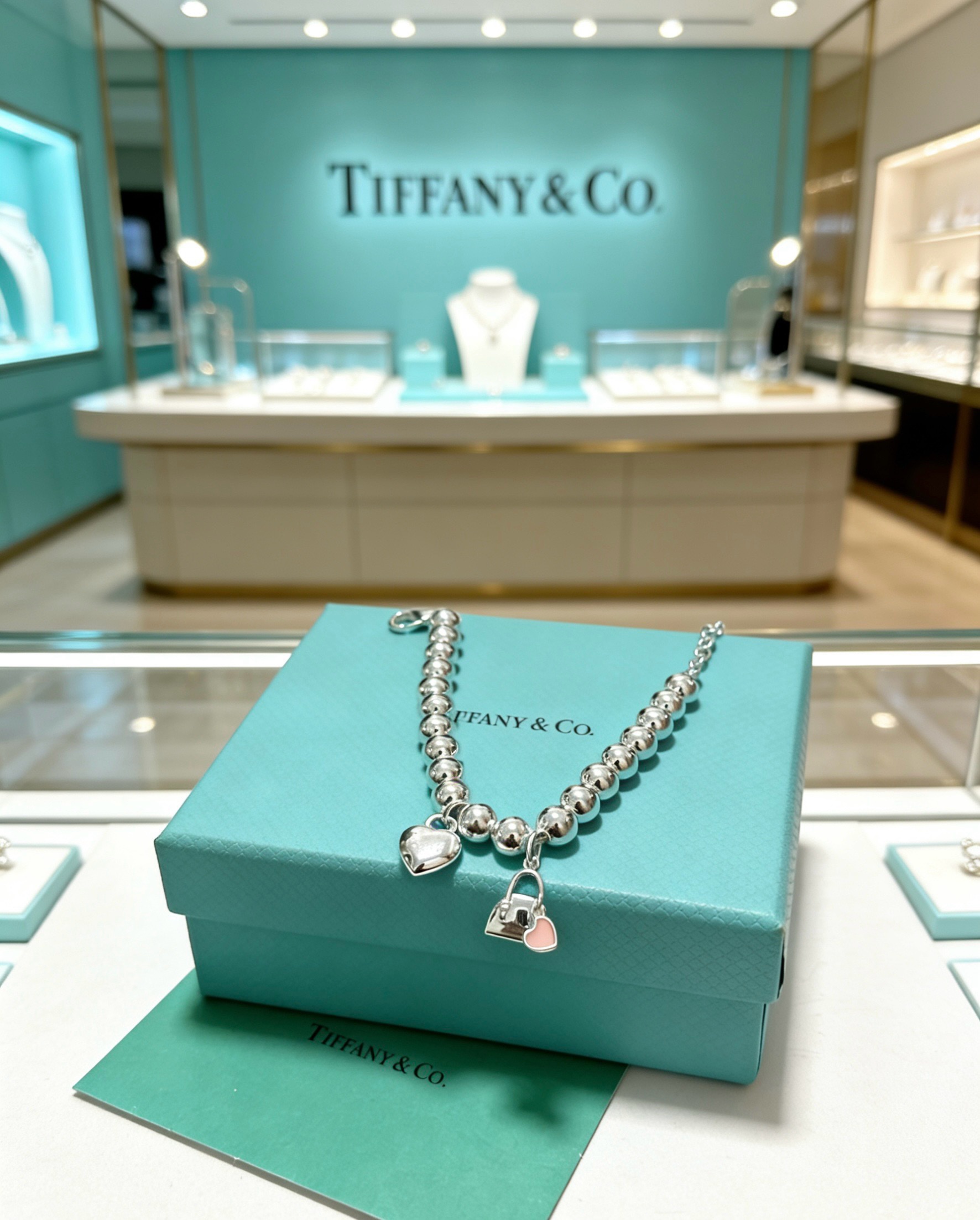 蒂芙尼手链🩵 TIFFNY&CO. 专柜精工银版本手链   明星同款 复古做旧风 原版复刻 纯手工打造 ～正品开模💝潮流