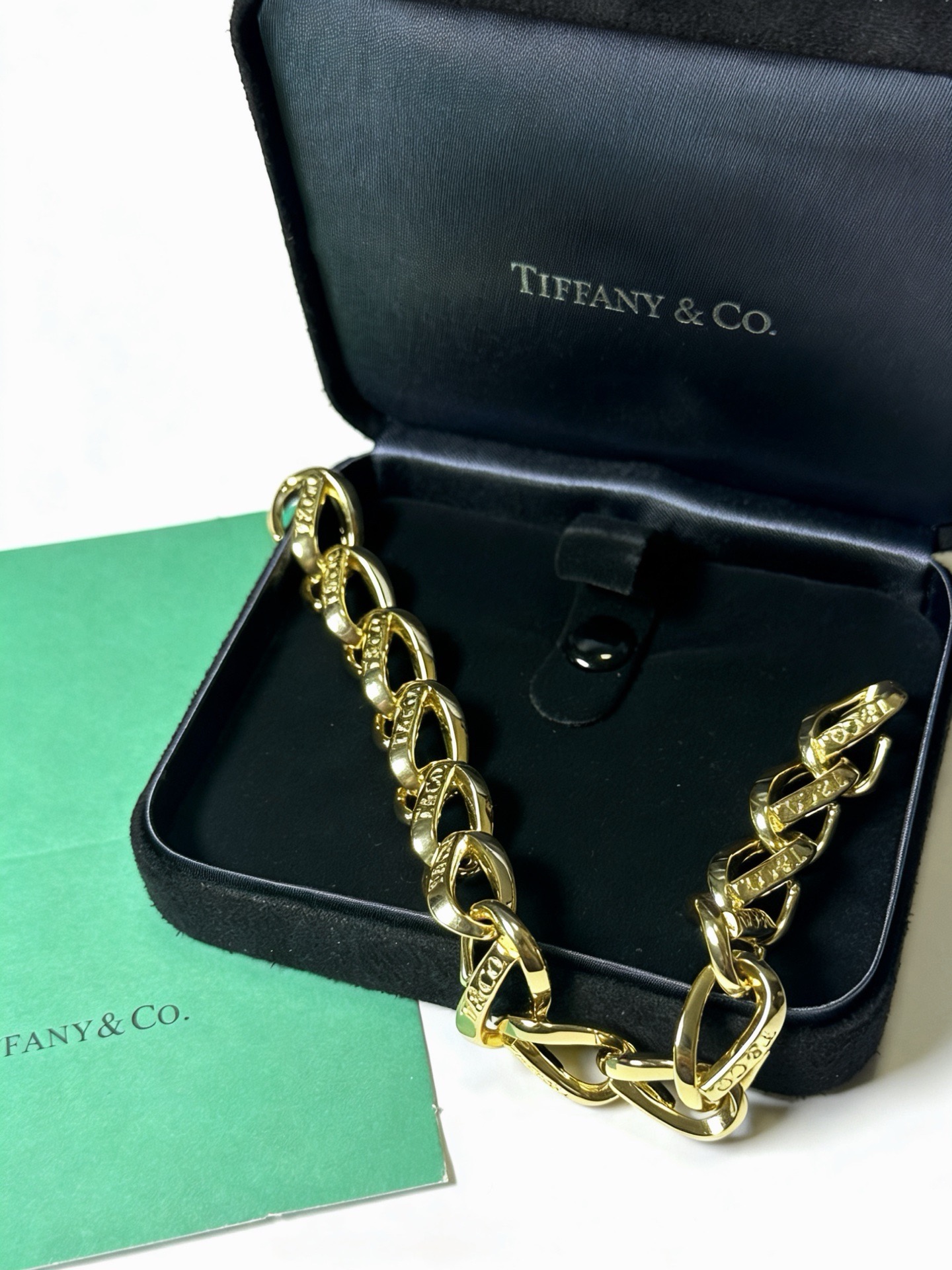 蒂芙尼手链🩵 TIFFNY&CO. 专柜精工银版本   明星同款 复古做旧风 原版复刻 纯手工打造 ～正品开模💝潮流时尚