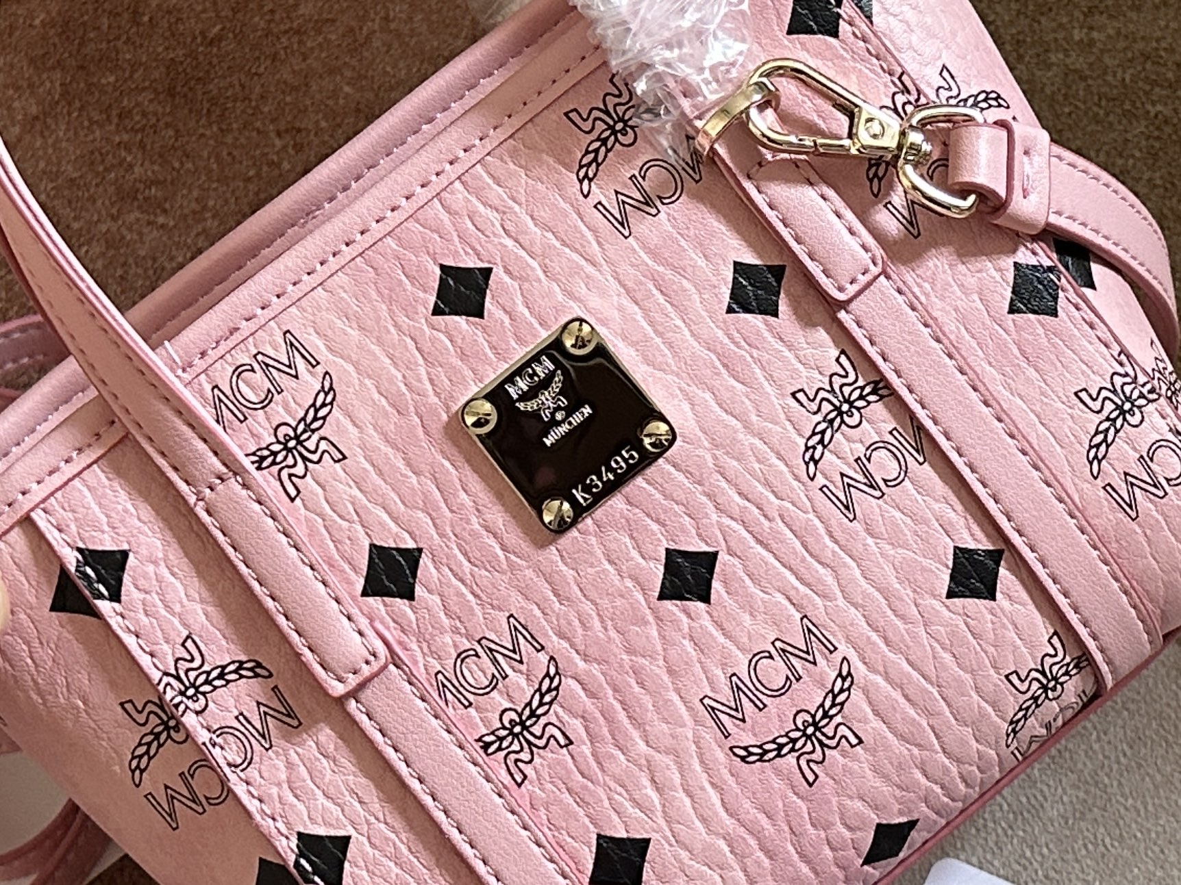 超迷你Toni Visetosラウンドジッパーショッピングバッグ