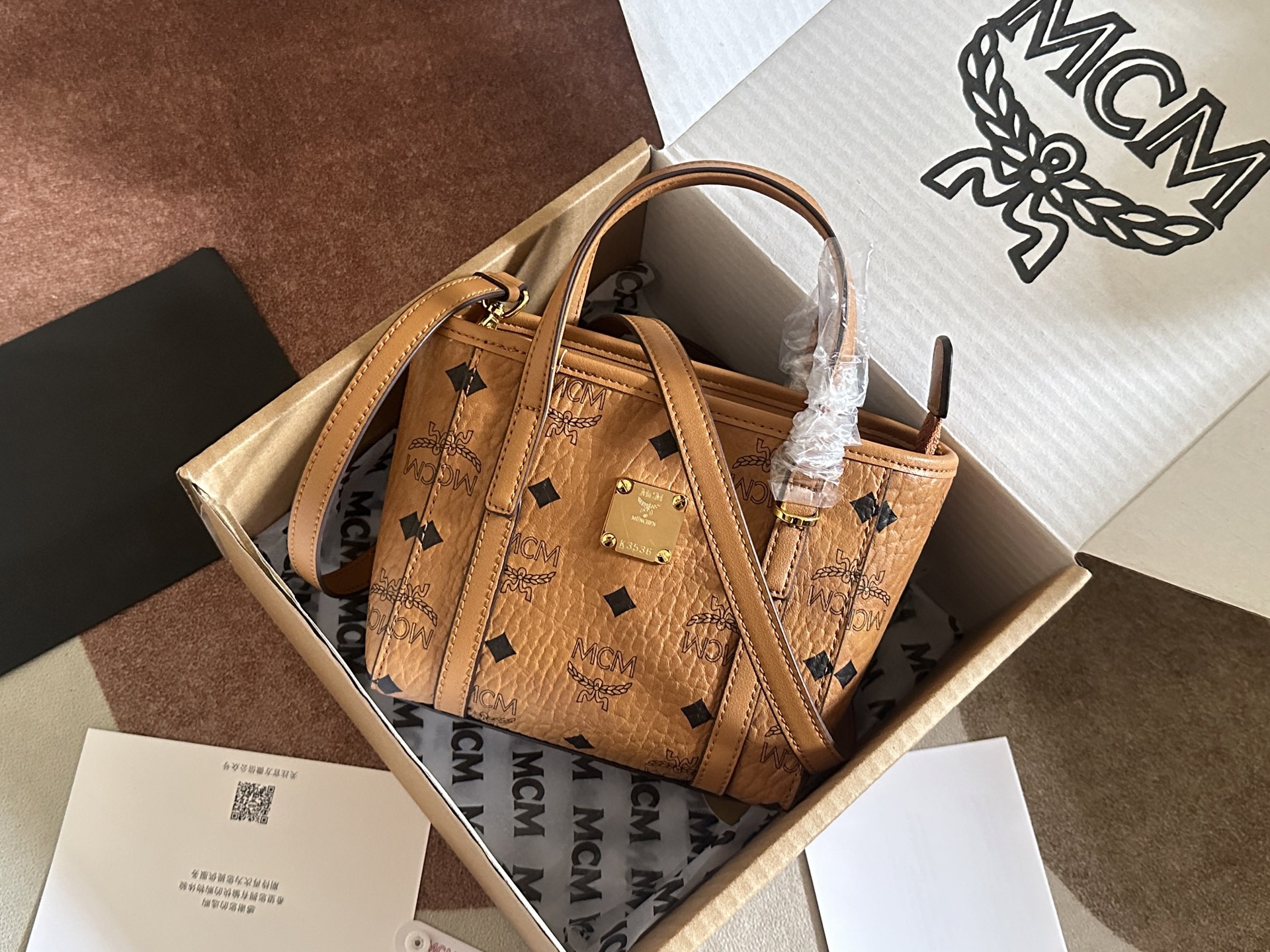 超迷你Toni VisetosトップラZIPショッピングバッグ