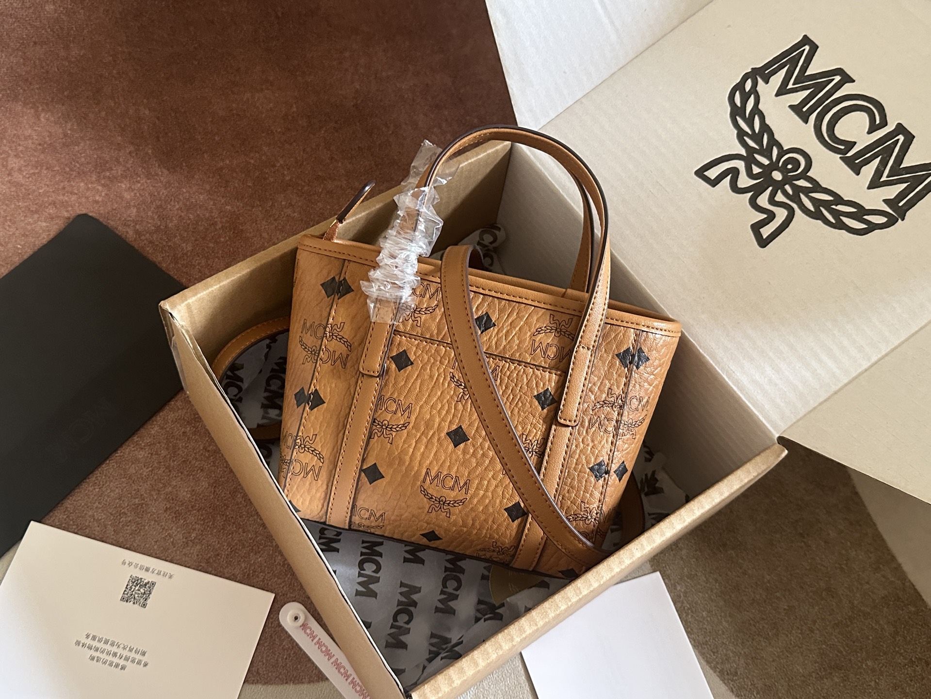 超迷你Toni VisetosトップラZIPショッピングバッグ