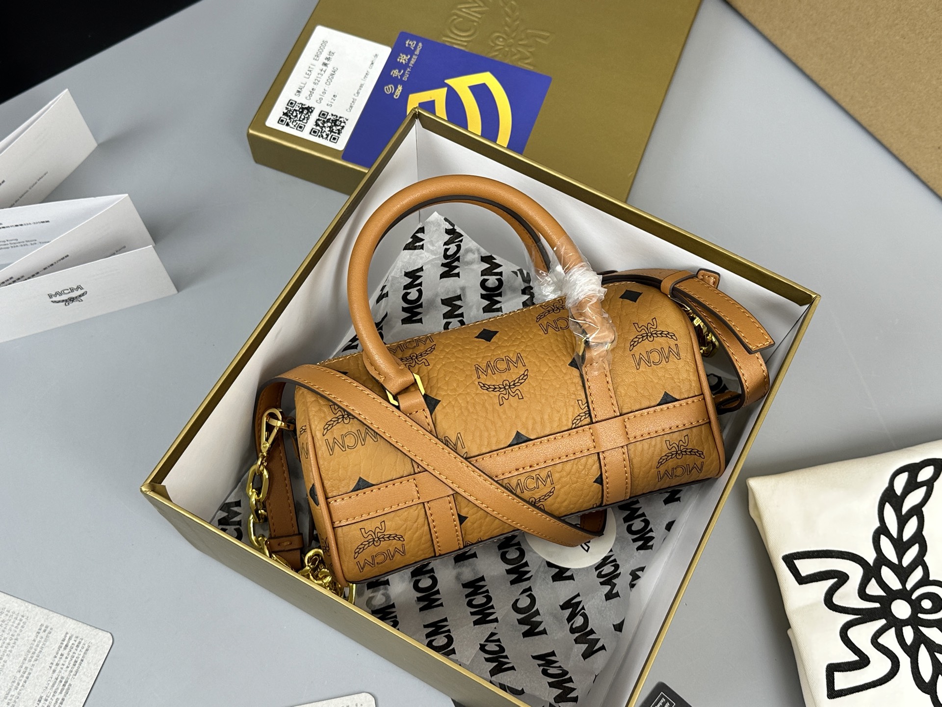 MCM Delmy Visetos波士顿包 - 都市スタイルの新定番