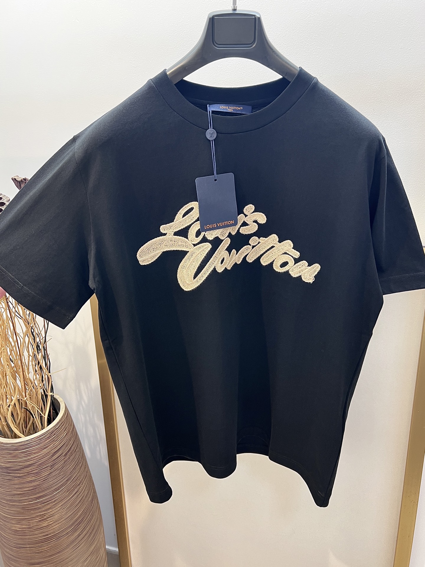 Louis Vuitton Crew Neck T-Shirt | Designer Tee with Embroidered Logo 3 i1746465935941 189 0 1