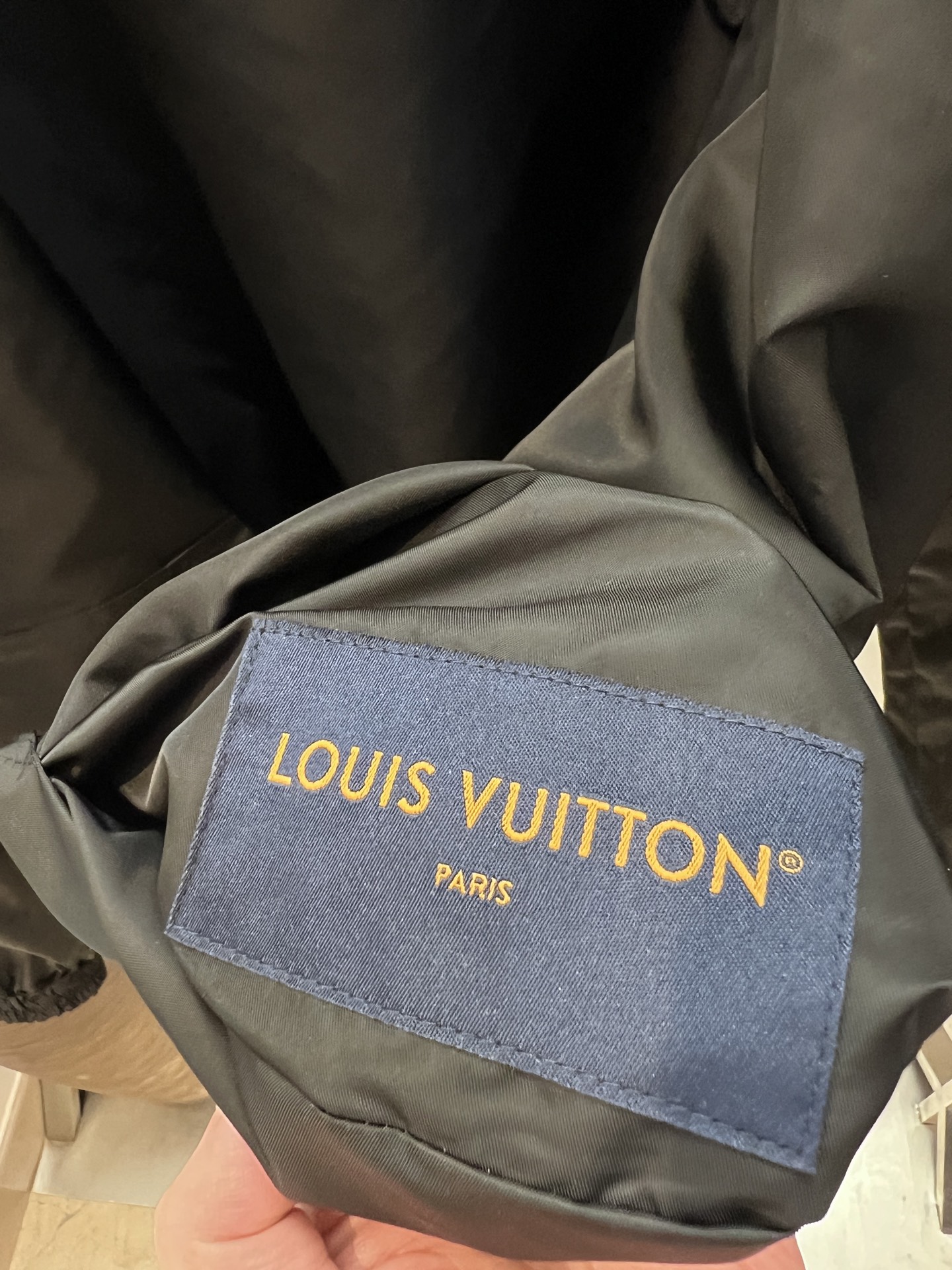 Louis Vuitton Monogram Jacquard Windbreaker Black, Water-Repellent and Windproof 10 i1747245712017 9002 0 8