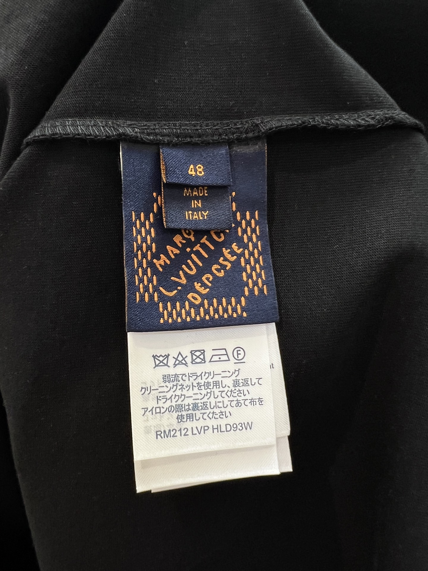 Louis Vuitton Men's Jacquard Pocket Cotton T-Shirt - Black - Size 46/48/50/52 9 i1748289218819 2758 0 7