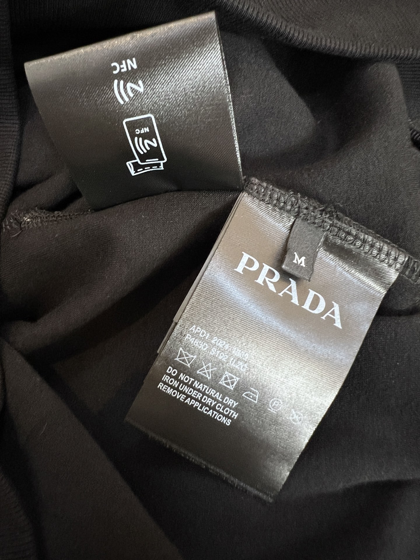 Prada Long Sleeve Sweatshirt - Black, Stylish Streetwear with Pocket Detail 9 i1754943289475 2547 0 7