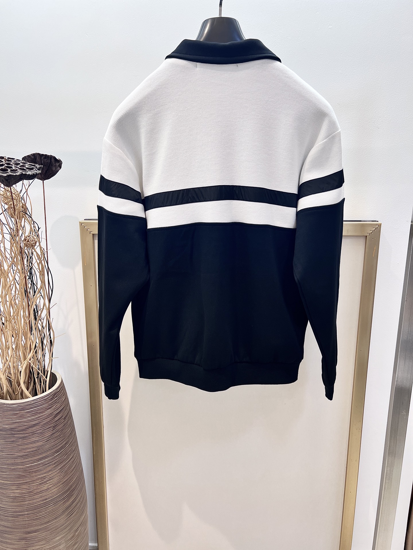 Louis Vuitton Men's Black and White Track Jacket, Full Zip, Long Sleeve 5 i1755028445932 1734 0 4