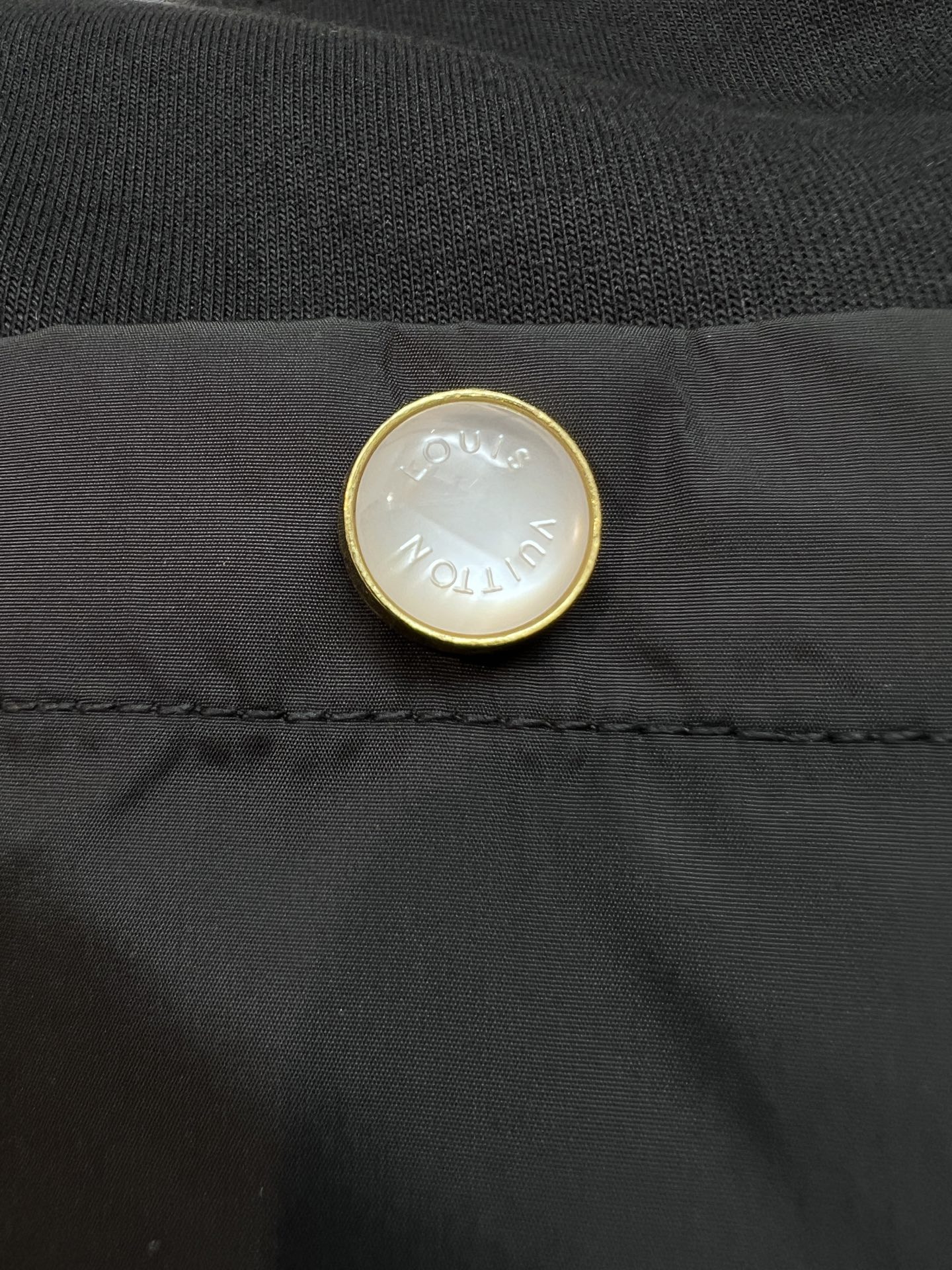 Louis Vuitton Men's Black and White Track Jacket, Full Zip, Long Sleeve 8 i1755028446051 4619 0 7