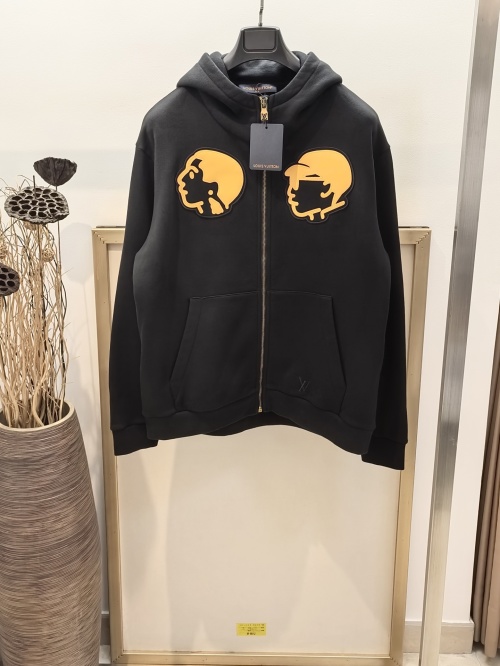 Louis Vuitton x Nigo Embroidered Cotton Hoodie with Balaclava Hood 1 Louis Vuitton x Nigo Embroidered Cotton Hoodie with Balaclava Hood