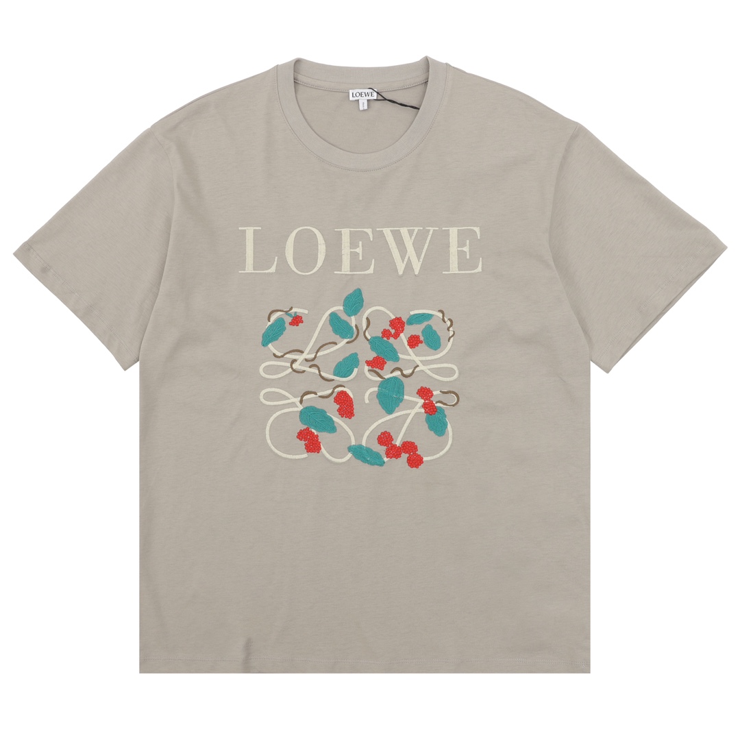 Loewe Ropa Camiseta Bordado Manga corta