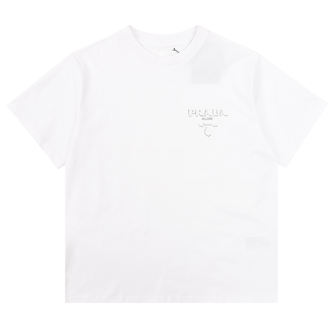 Prada Clothing T-Shirt Top Quality Website
 Short Sleeve
