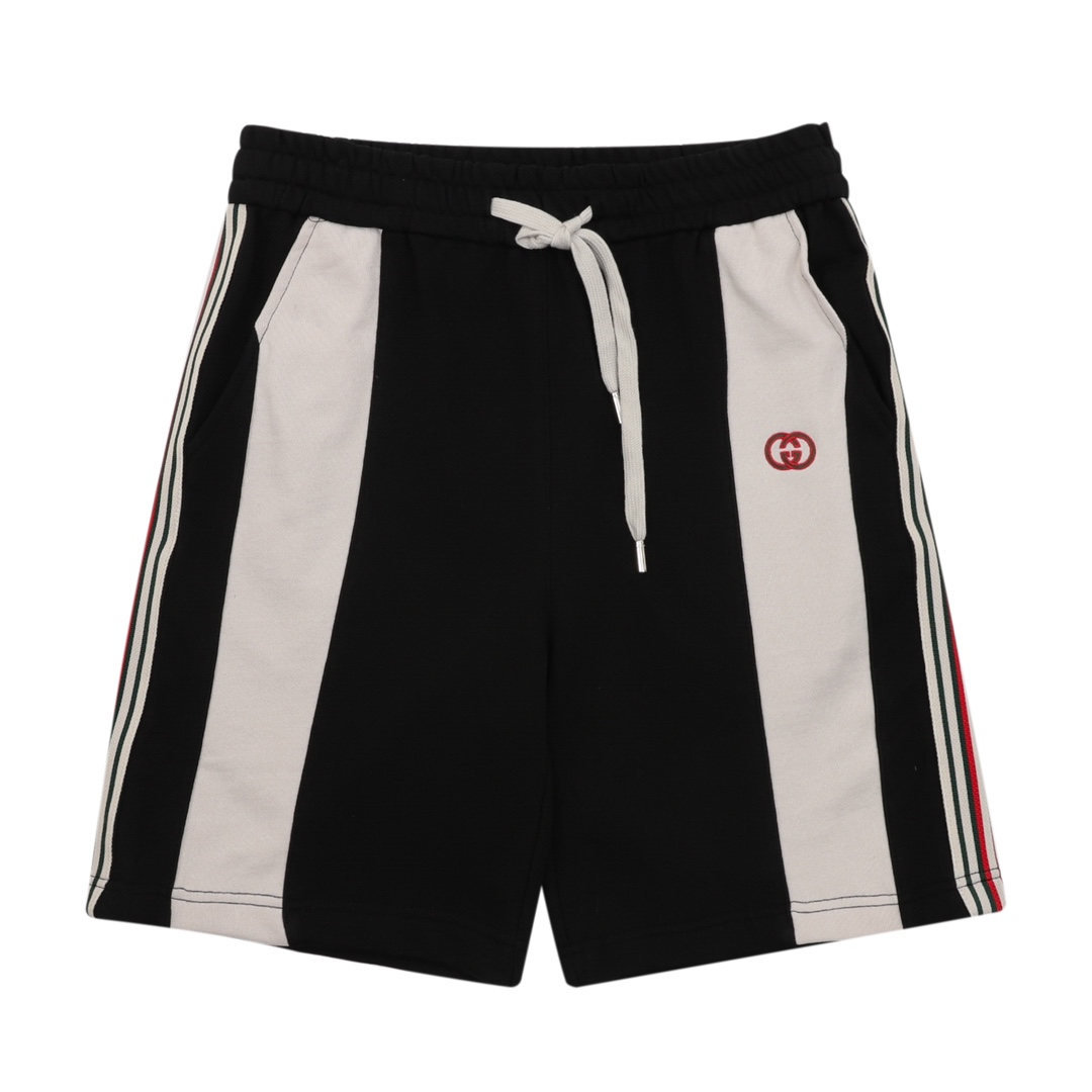 💰120 GUCCI/古驰 拼接GG刺绣字母短裤 Size:XS-L