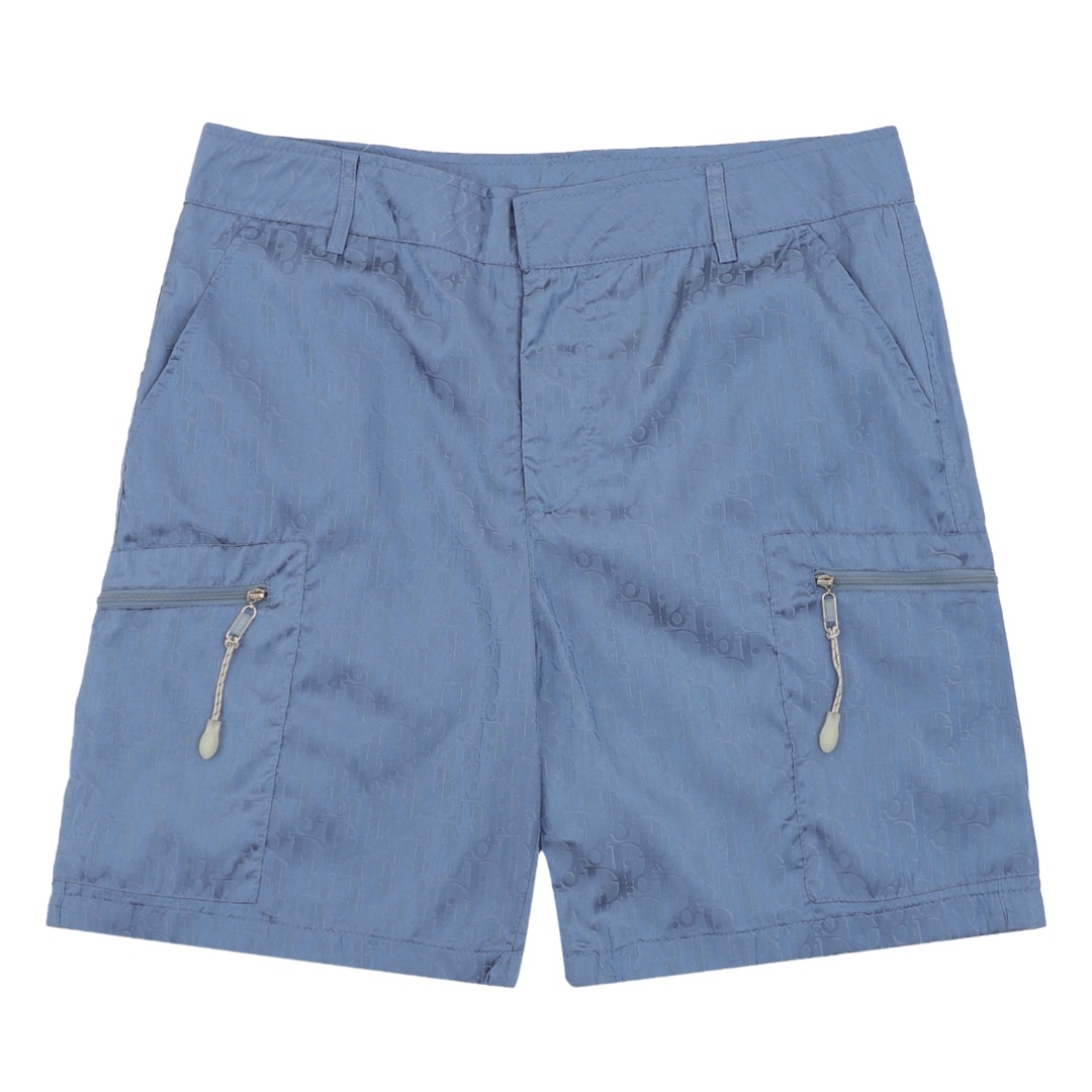 💰130 DIOR/迪奥 暗纹老花满印拉链短裤 Size:XS-L