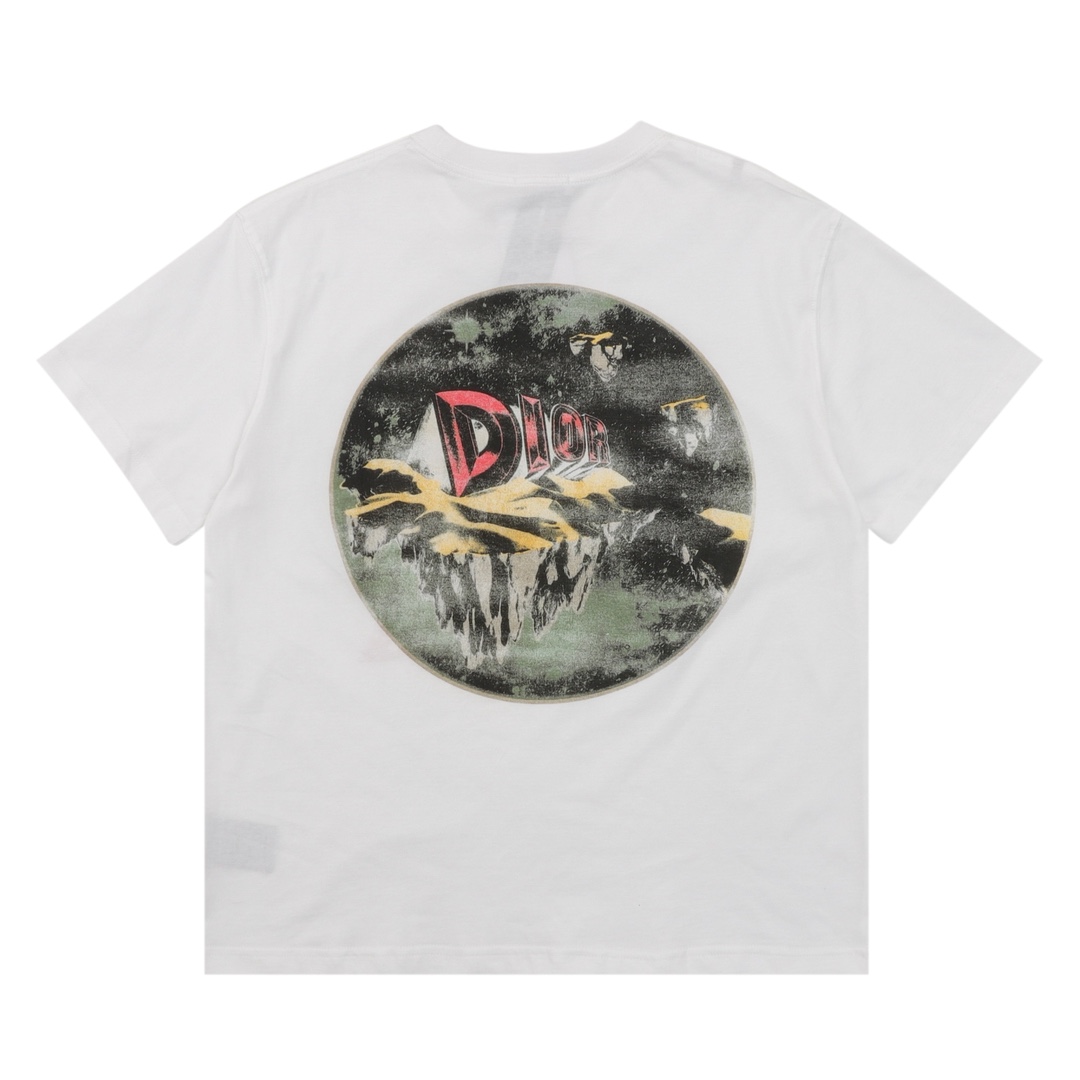 💰100
DIOR/迪奥 沙漠宇宙印花短袖T恤
size：XS-L