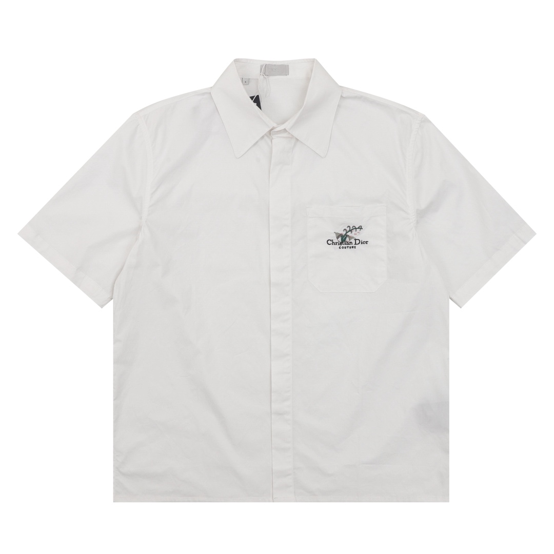 💰120
DIOR/迪奥 口袋花卉刺绣短袖衬衫
Size:XS-L