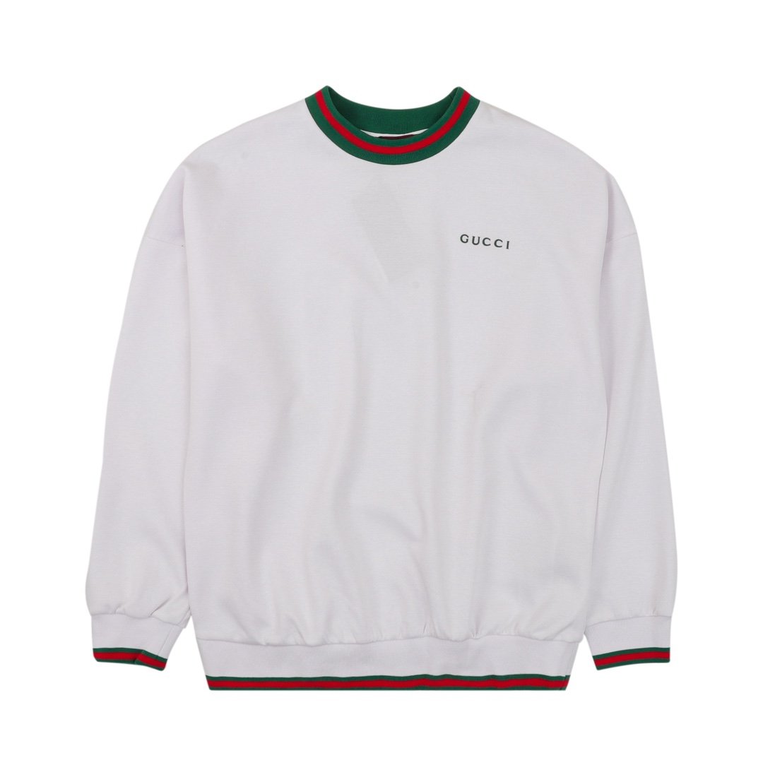 💰140
Gucci/古驰 织带小标圆领卫衣
Size: XS-L