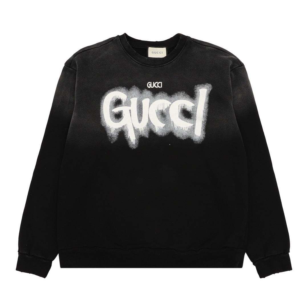 💰160
GUCCI/古驰 水洗手绘字母字母圆领卫衣
size:XS-L