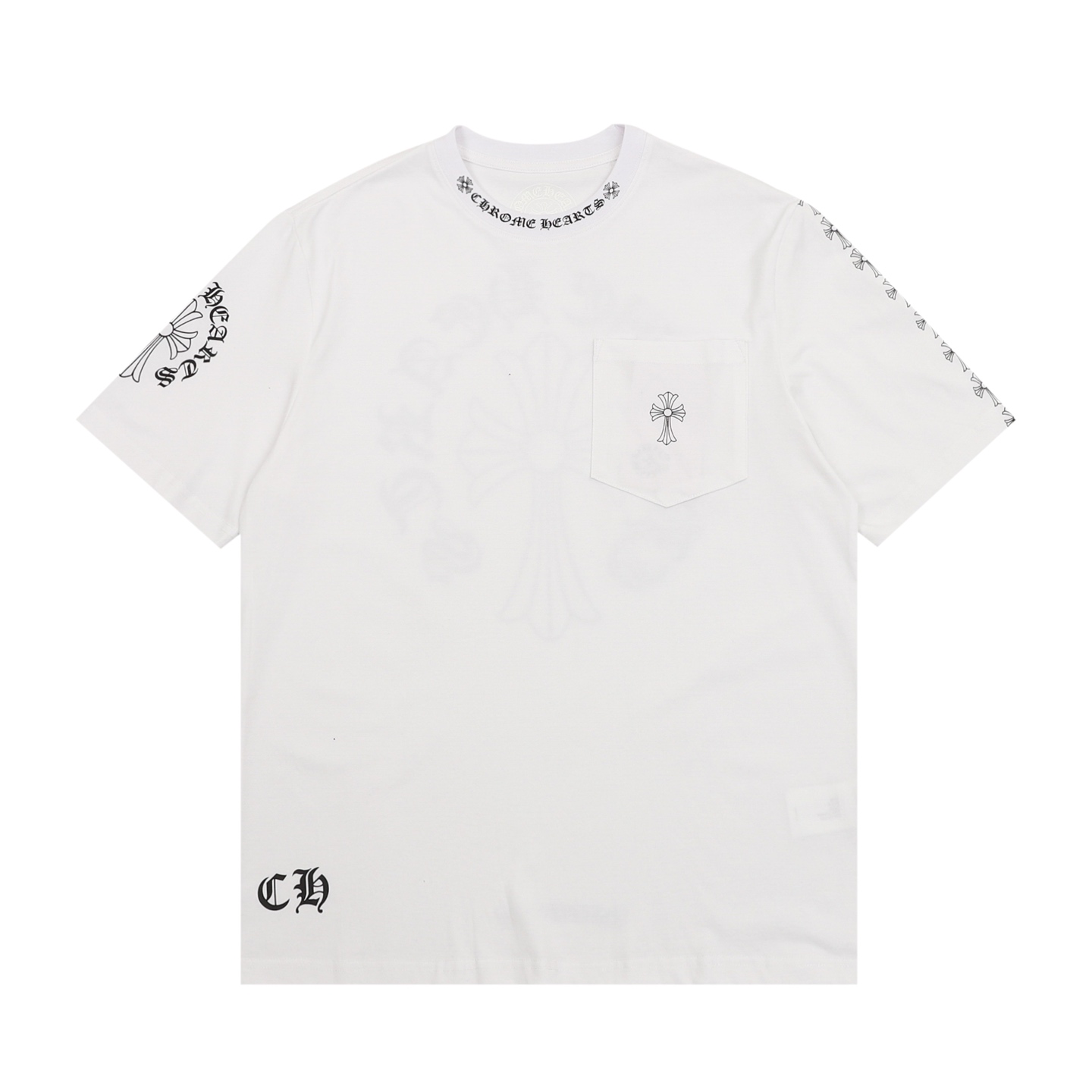 Chrome Hearts Chrome Hearts/克罗心 梵文十字架印花短袖