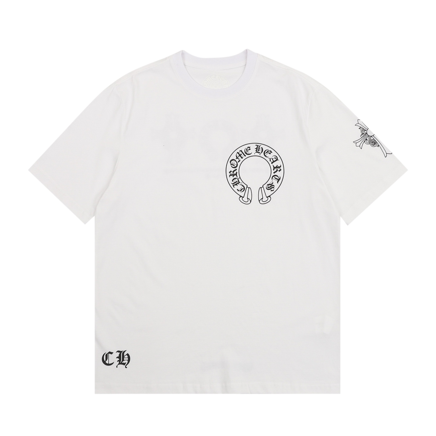 Chrome Hearts Chrome Hearts/克罗心 十字马蹄印花短袖