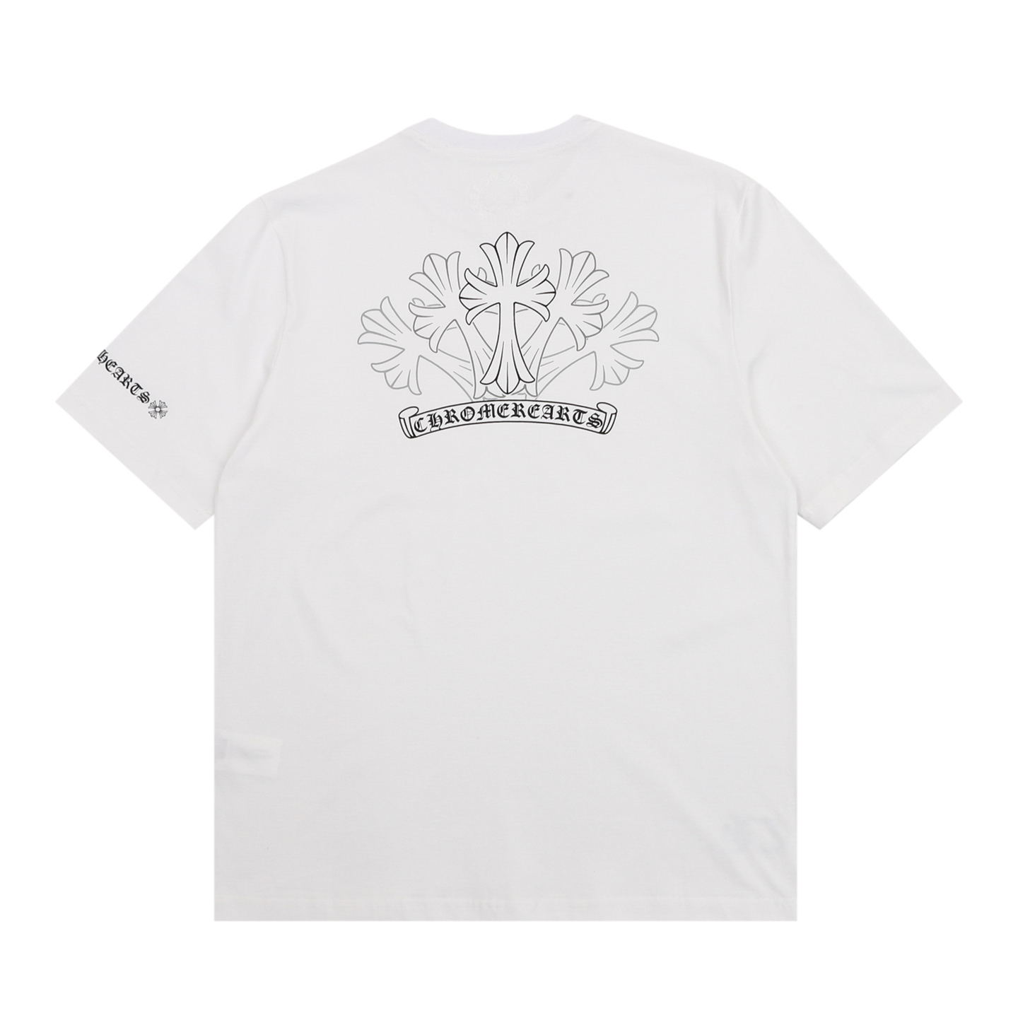 Chrome Hearts Chrome Hearts/克罗心 素描十字架印花短袖