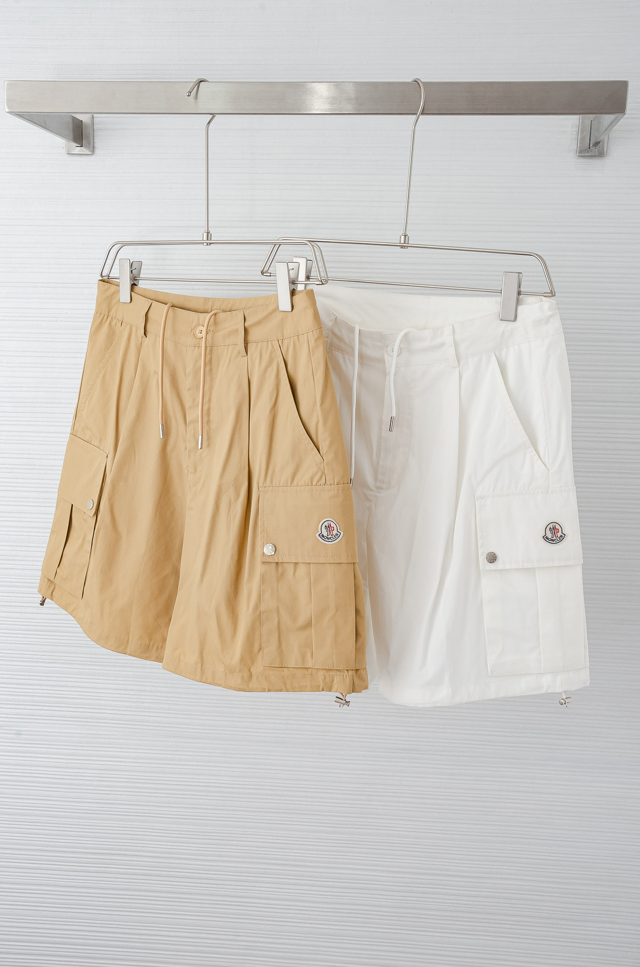 Men’s Leisure Work Shorts with Multiple Pockets and Fashion Elements - 图片 1