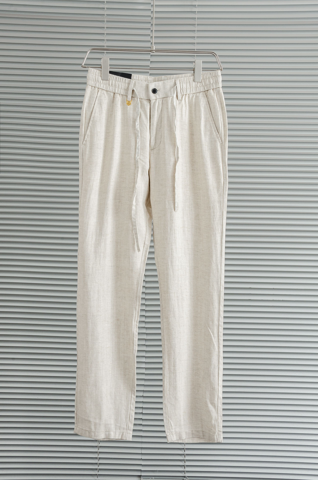 Zegna Men's Linen-Tencel Blend Drawstring Straight-Leg Pants - Business Casual 2 o 1ip3tatq8jrc14fn16vt11u7bn90