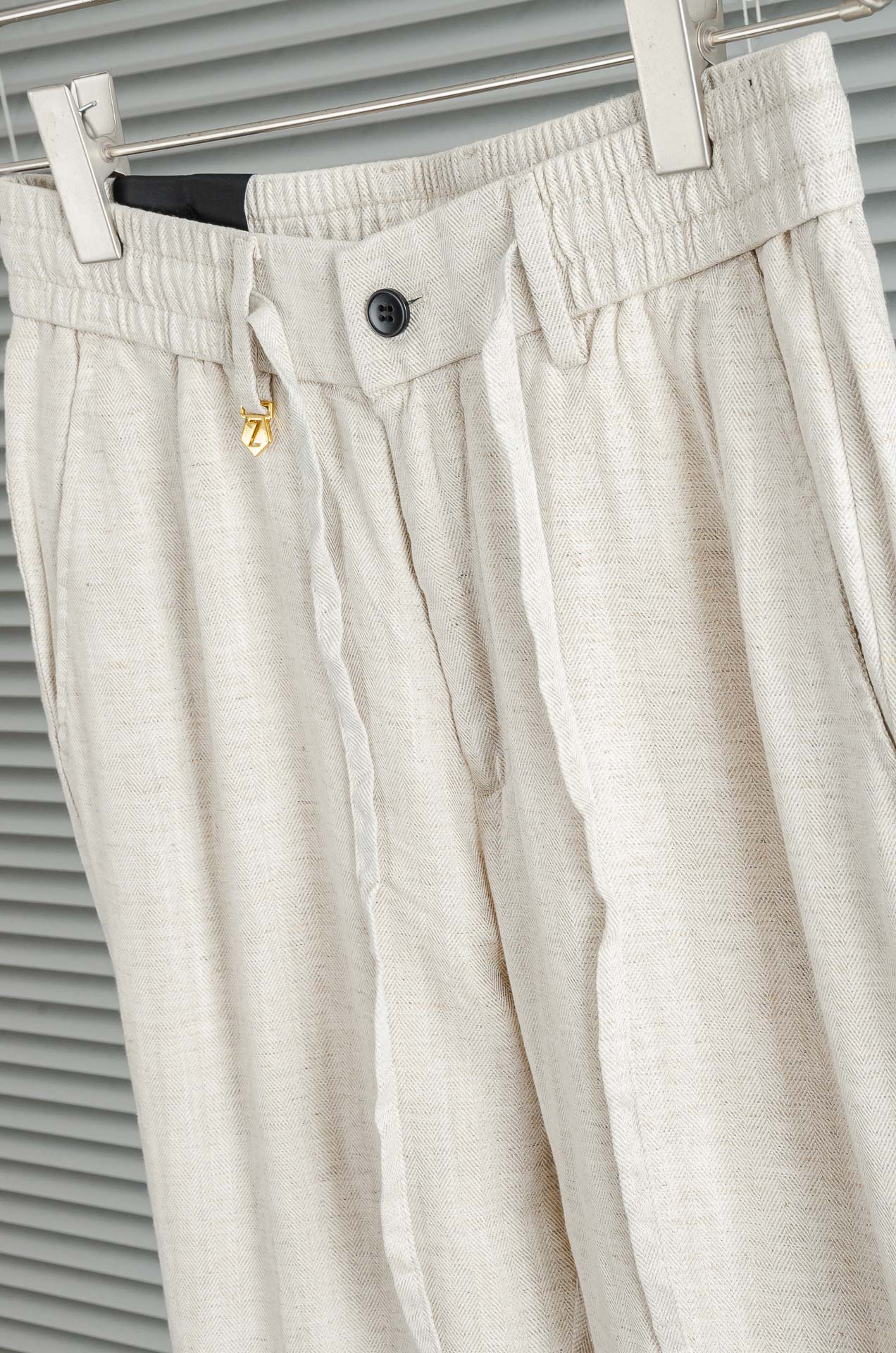 Zegna Men's Linen-Tencel Blend Drawstring Straight-Leg Pants - Business Casual 3 o 1ip3tatq9bqlr7q4db1nmjdsg1