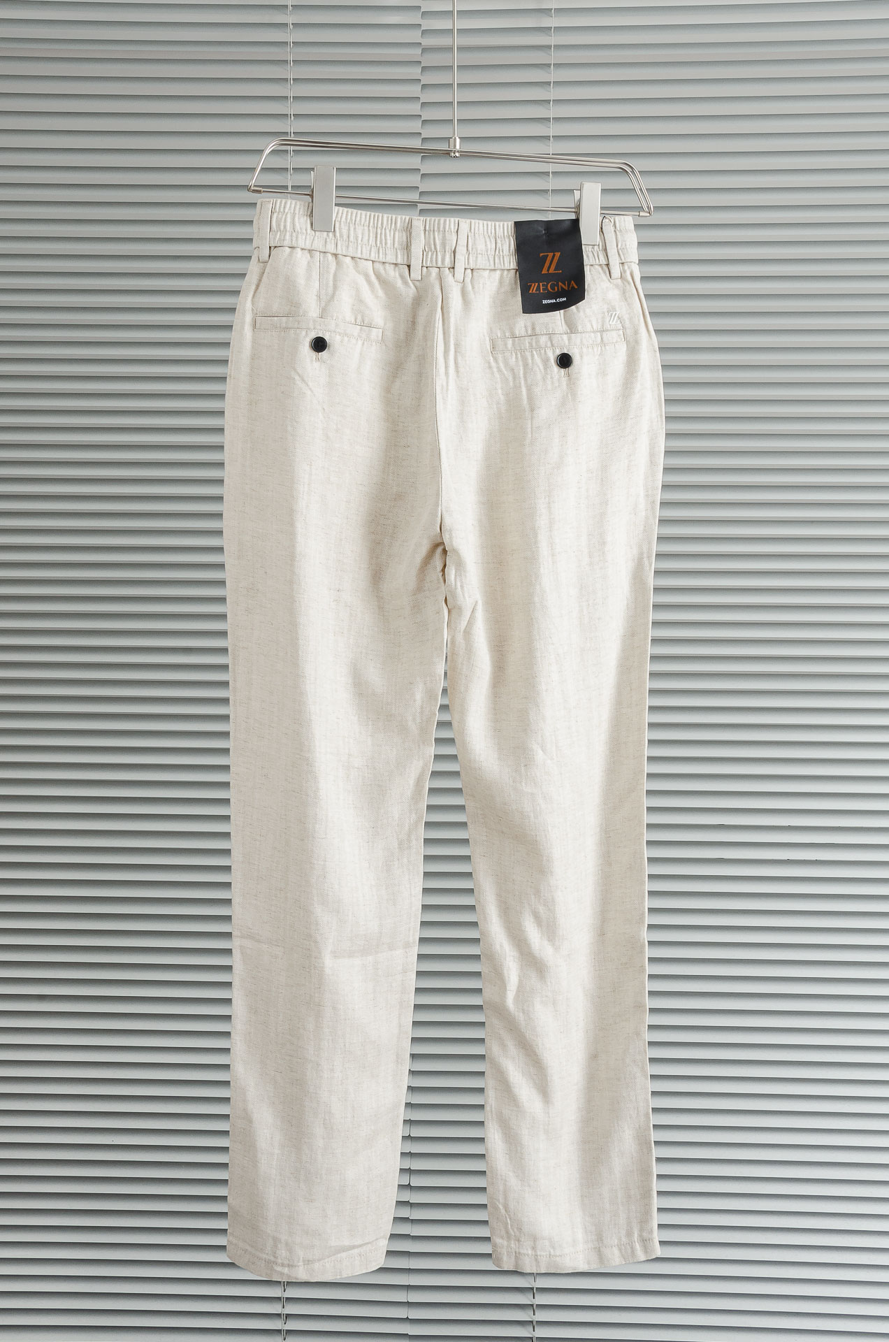 Zegna Men's Linen-Tencel Blend Drawstring Straight-Leg Pants - Business Casual 9 o 1ip3tatqevk7115p4os1gh11irq4