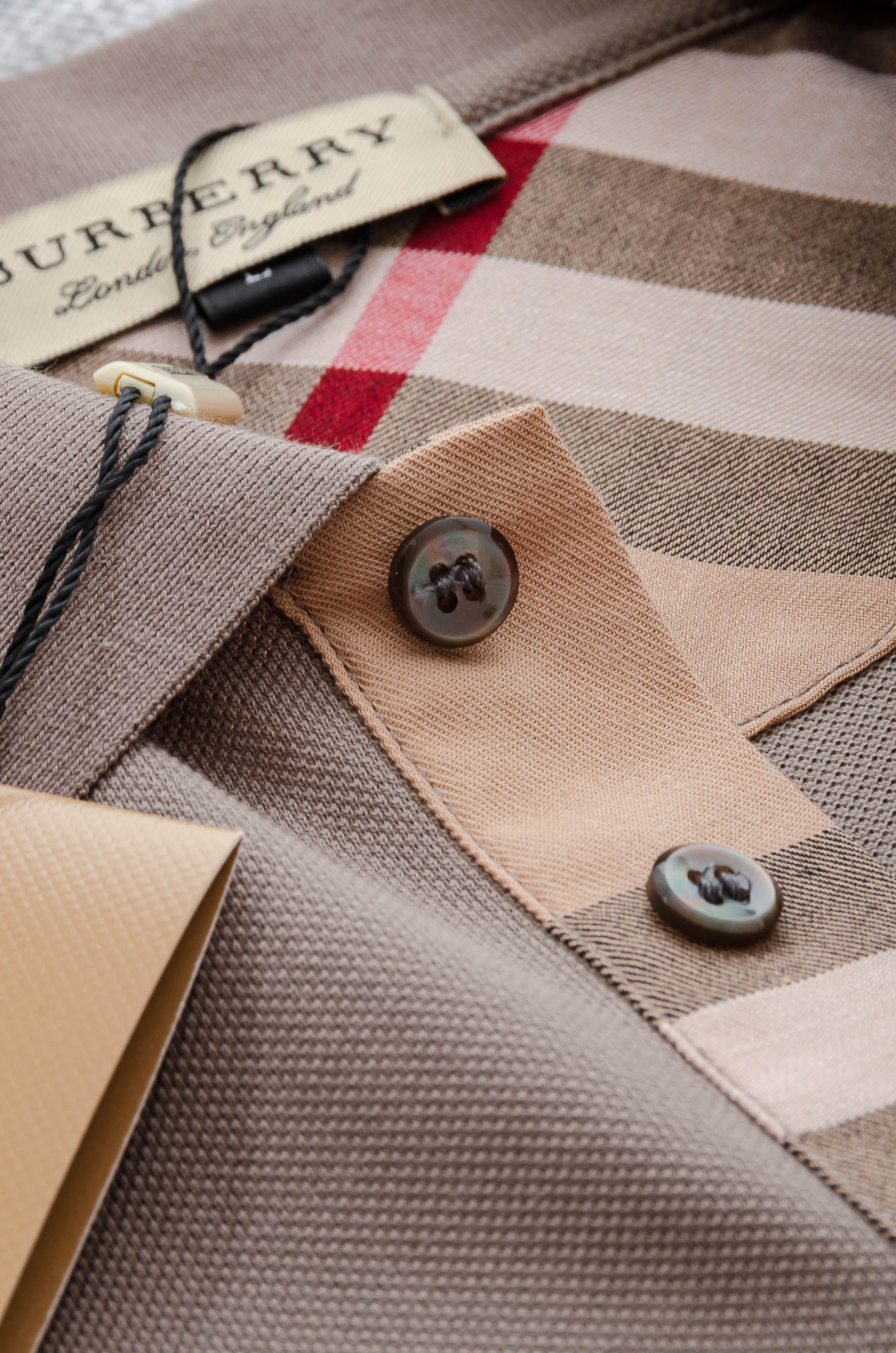 BUR# BE.RRY 巴宝莉 2025//男士商务休闲纯色翻领短袖POLO衫#客供进口100%珠地棉面