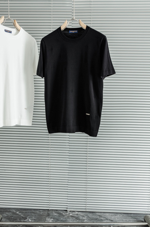 Louis Vuitton Men's Knitted Short Sleeve Top - Soft, Lightweight & Breathable
