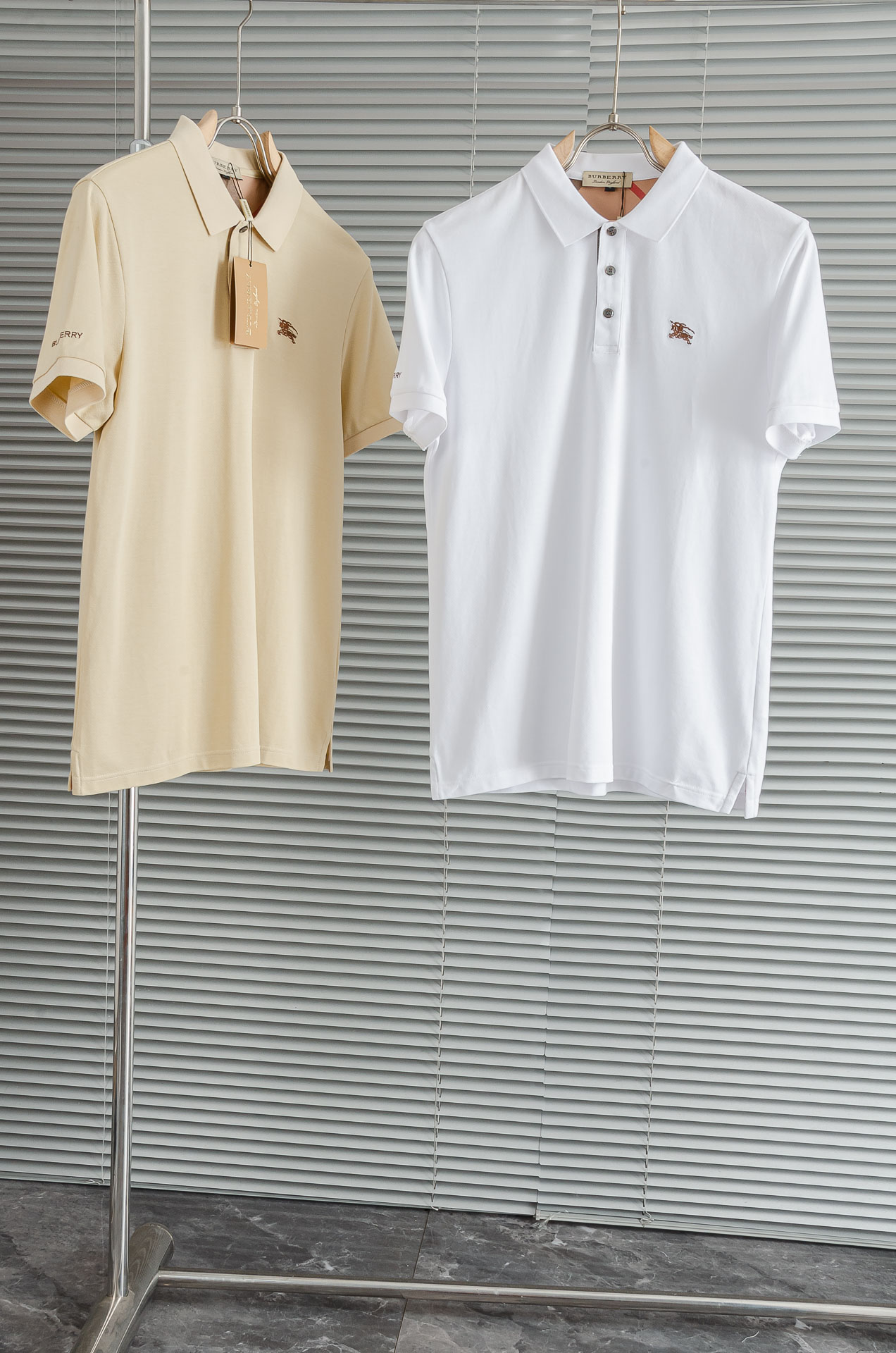 BBR 巴宝莉2025//男士商务休闲纯色翻领短袖POLO衫#客供进口100%珠地棉面料，甄选上等长绒棉