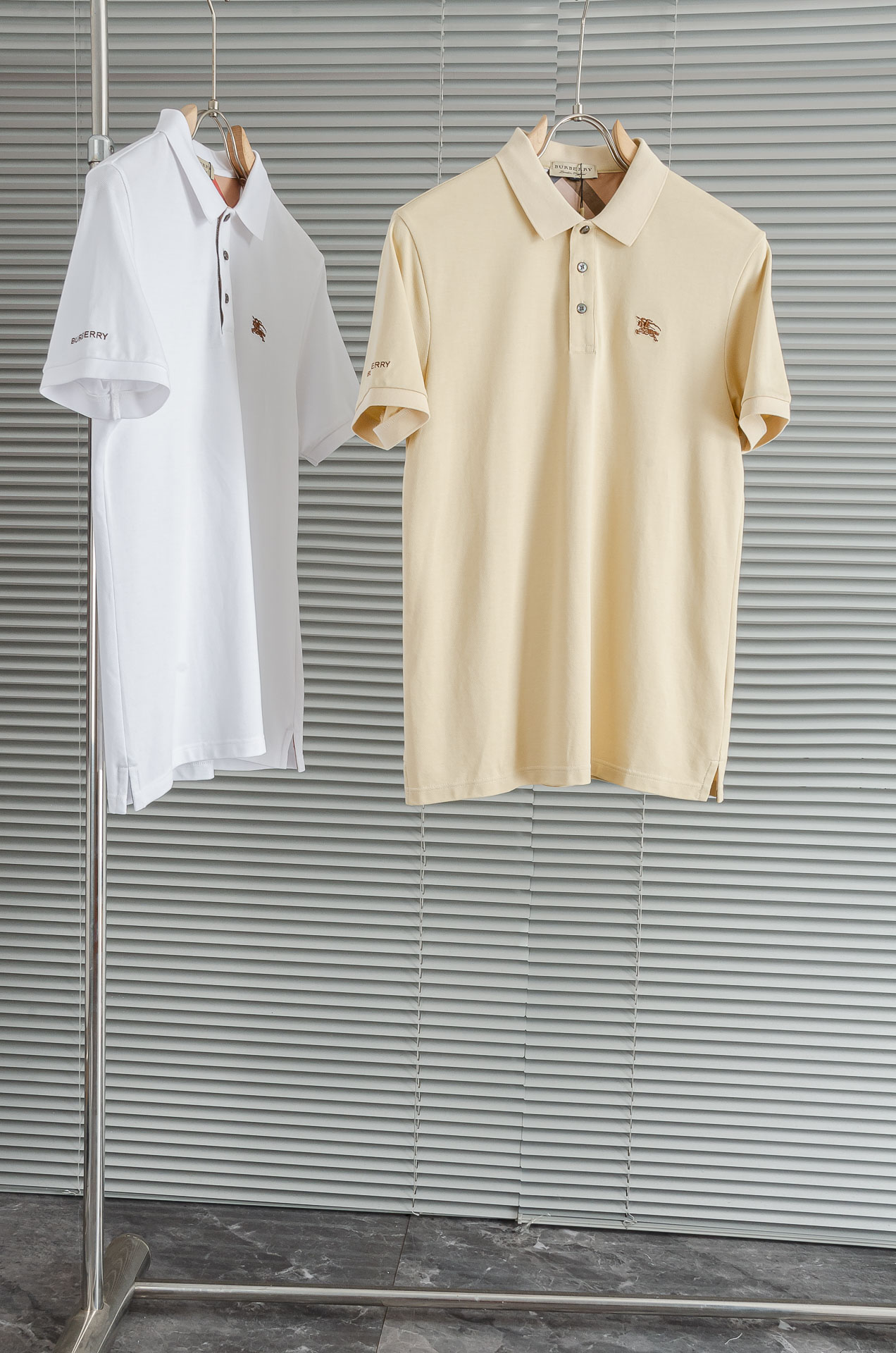 BBR 巴宝莉2025//男士商务休闲纯色翻领短袖POLO衫#客供进口100%珠地棉面料，甄选上等长绒棉