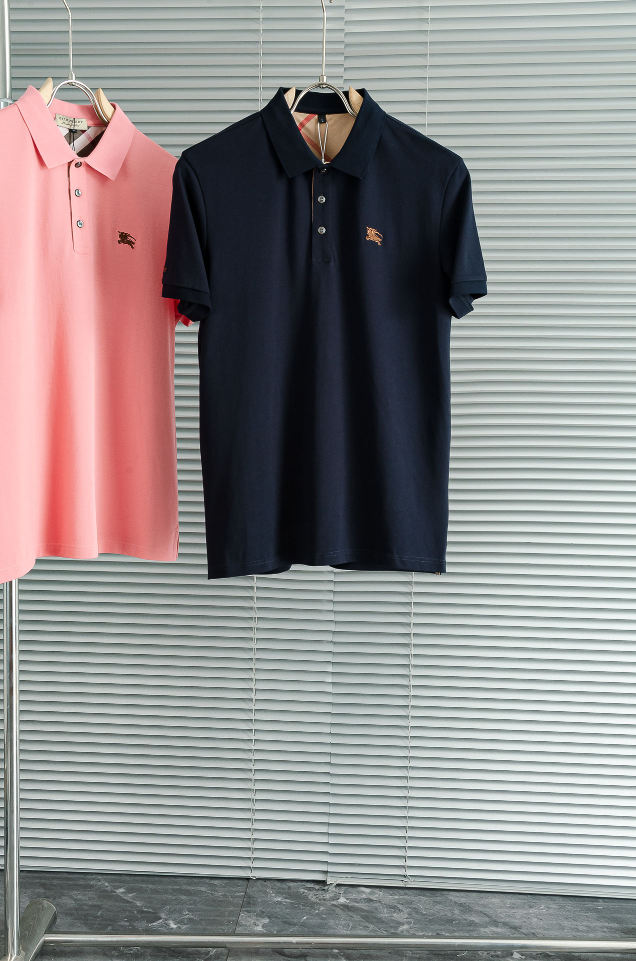 BBR 巴宝莉2025//男士商务休闲纯色翻领短袖POLO衫#客供进口100%珠地棉面料，甄选上等长绒棉