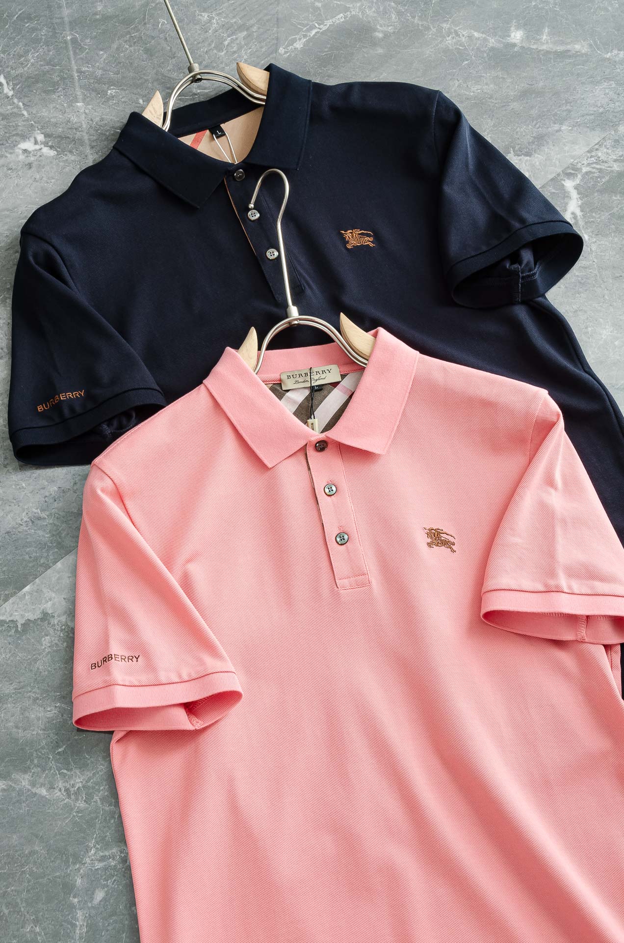 BBR 巴宝莉2025//男士商务休闲纯色翻领短袖POLO衫#客供进口100%珠地棉面料，甄选上等长绒棉