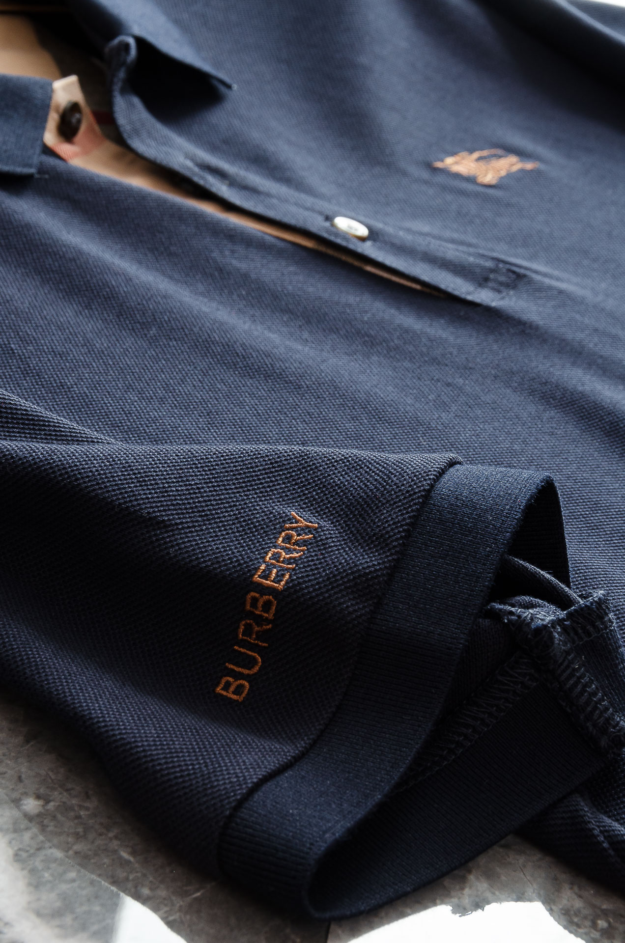 BBR 巴宝莉2025//男士商务休闲纯色翻领短袖POLO衫#客供进口100%珠地棉面料，甄选上等长绒棉