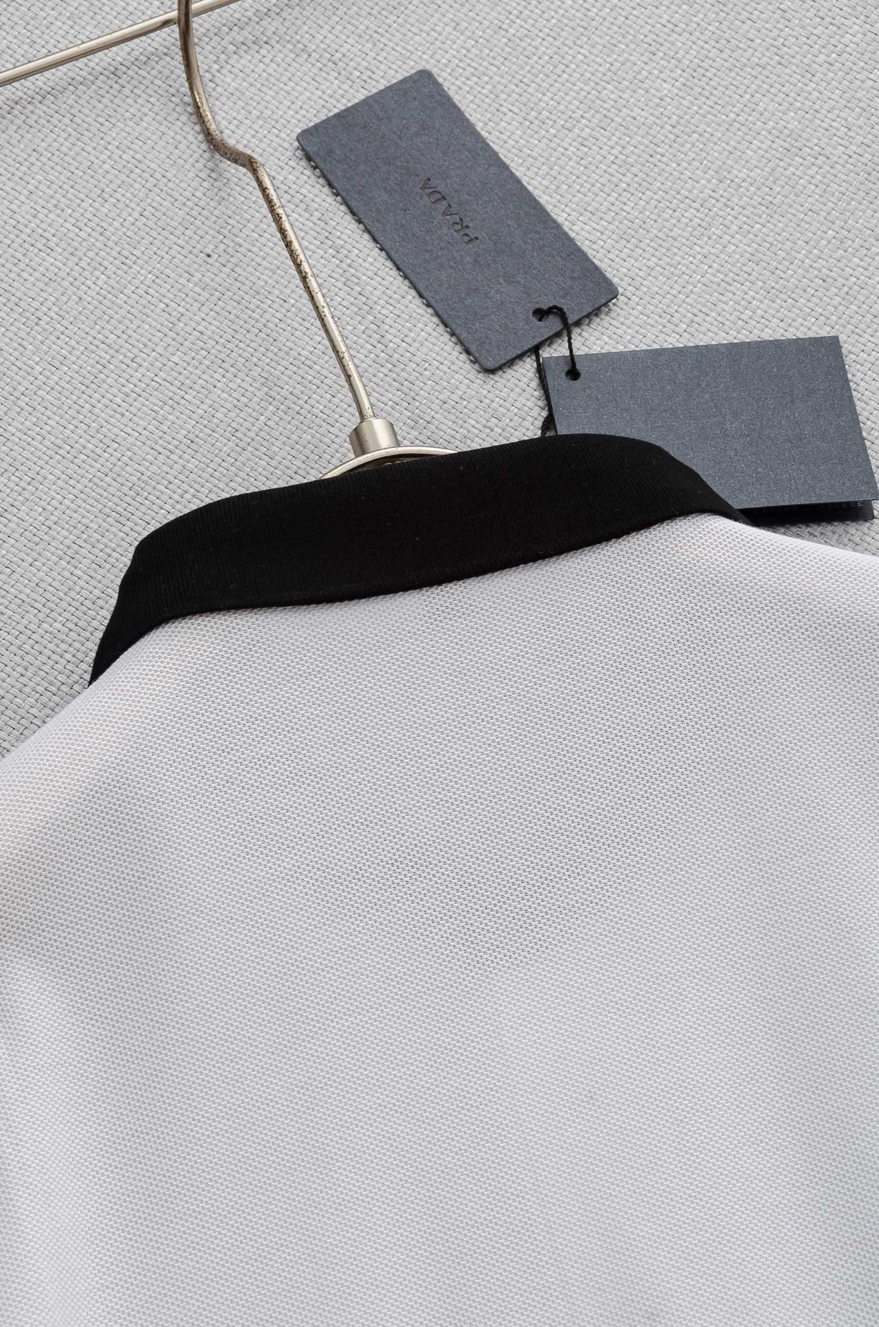 PR# ADA 普拉达2025//男士商务休闲纯色翻领短袖POLO衫#客供进口100%珠地棉面料，甄选上