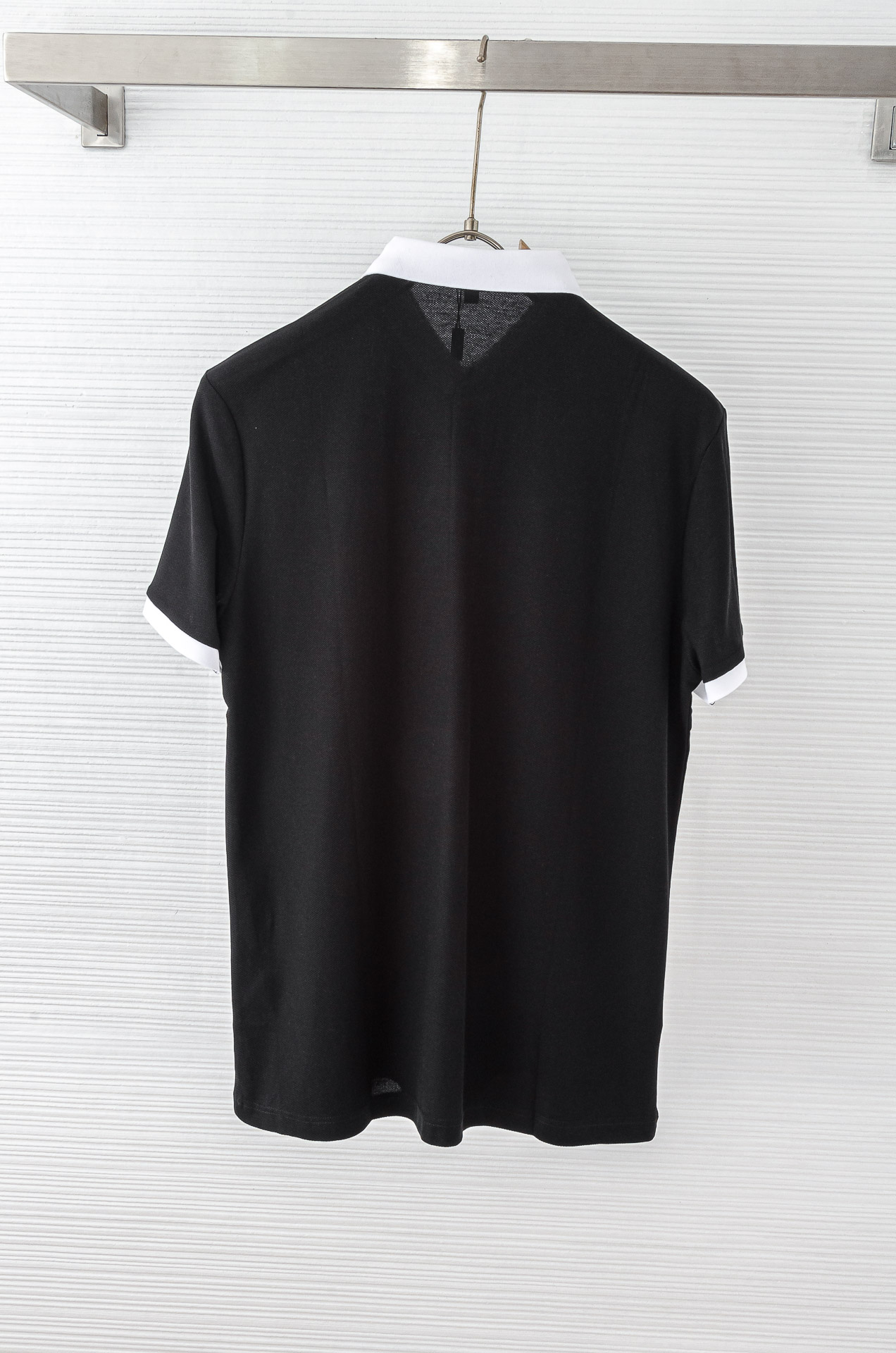 PR# ADA 普拉达2025//男士商务休闲纯色翻领短袖POLO衫#客供进口100%珠地棉面料，甄选上