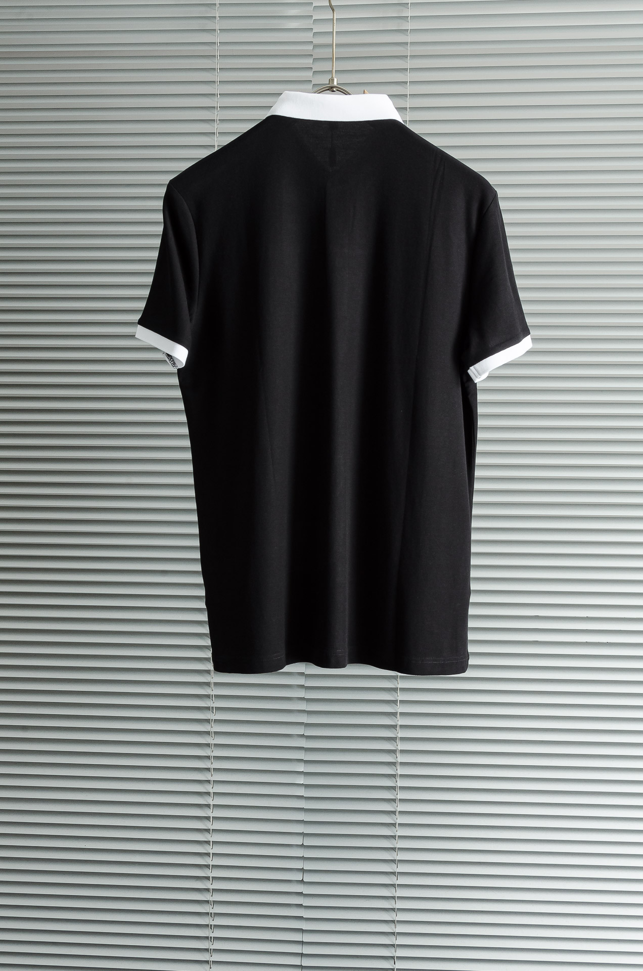 Pra# da 普拉达2025//男士商务休闲纯色翻领短袖POLO衫#客供进口100%珠地棉面料，甄选上