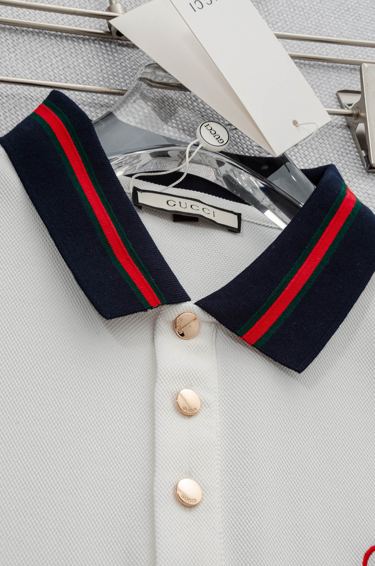 Gu# cci 古驰2025//男士商务休闲纯色翻领短袖POLO衫#客供进口100%珠地棉面料，甄选上等