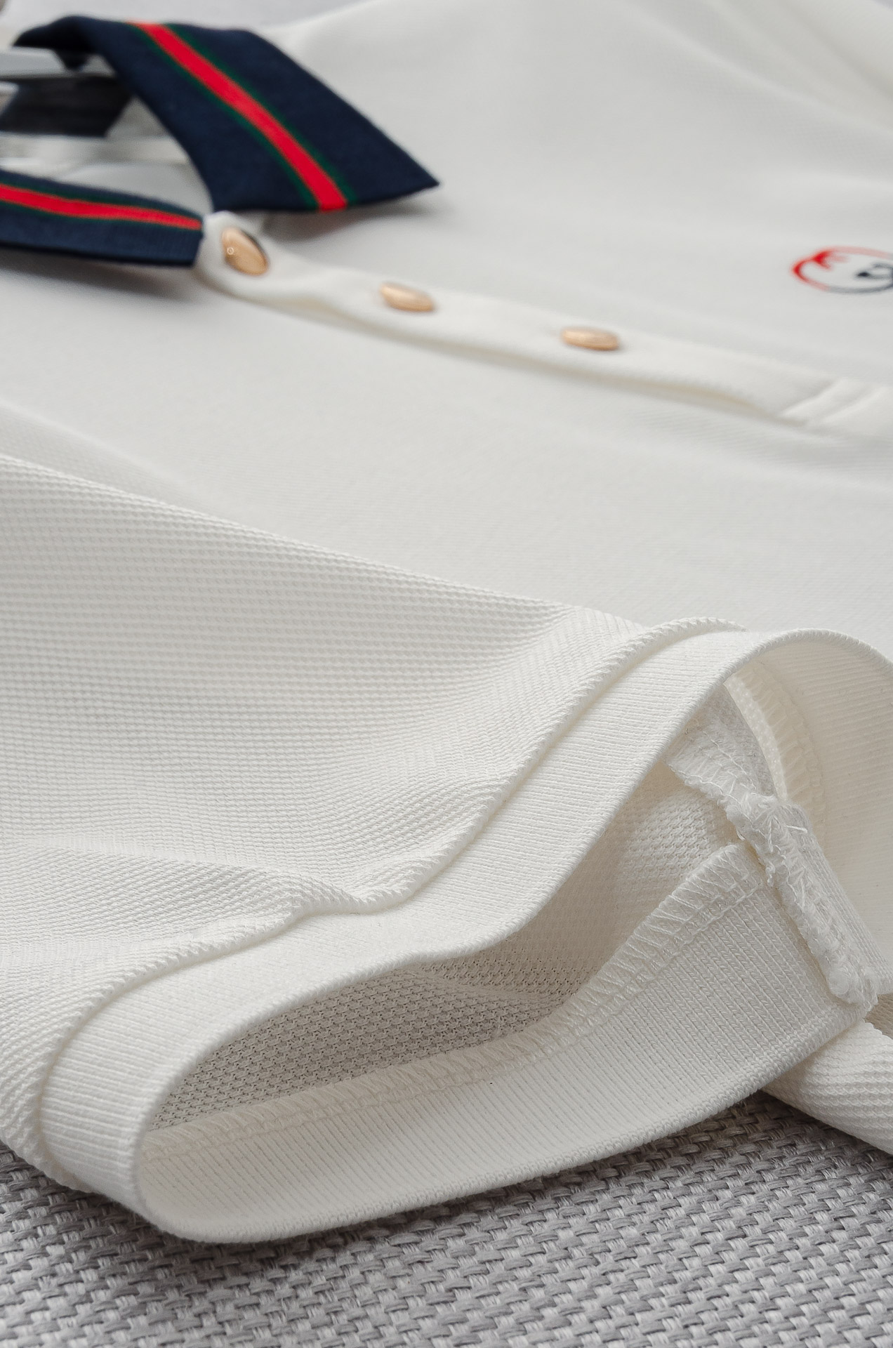 Gu# cci 古驰2025//男士商务休闲纯色翻领短袖POLO衫#客供进口100%珠地棉面料，甄选上等