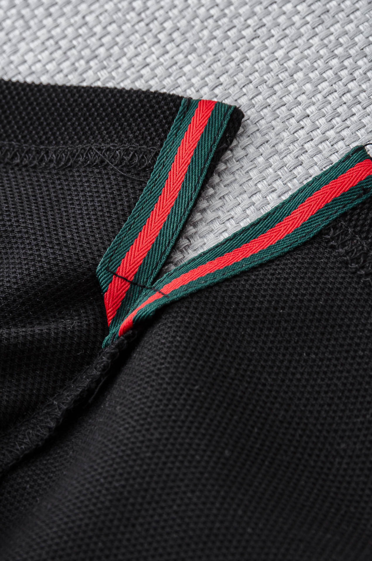 Gu# cci 古驰2025//男士商务休闲纯色翻领短袖POLO衫#客供进口100%珠地棉面料，甄选上等