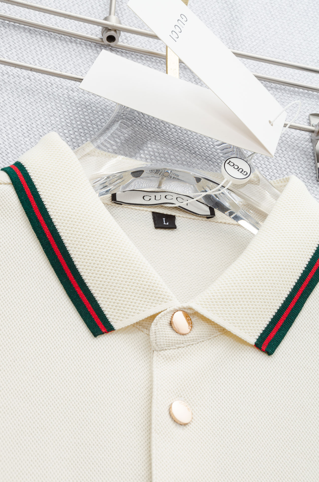 Gu# cci 古驰2025//男士商务休闲纯色翻领短袖POLO衫#客供进口100%珠地棉面料，甄选上等