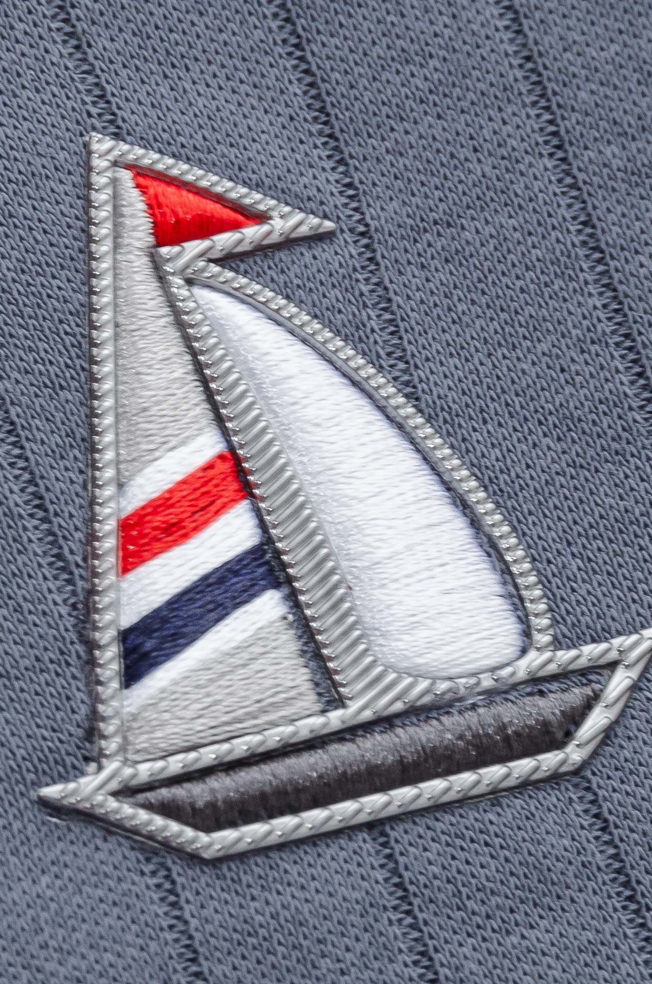 TB -2025ss 会呼吸的面料100%匹马棉胸前标志性装饰竖条纹肌理感男士圆领短袖T恤衫面料精选生长